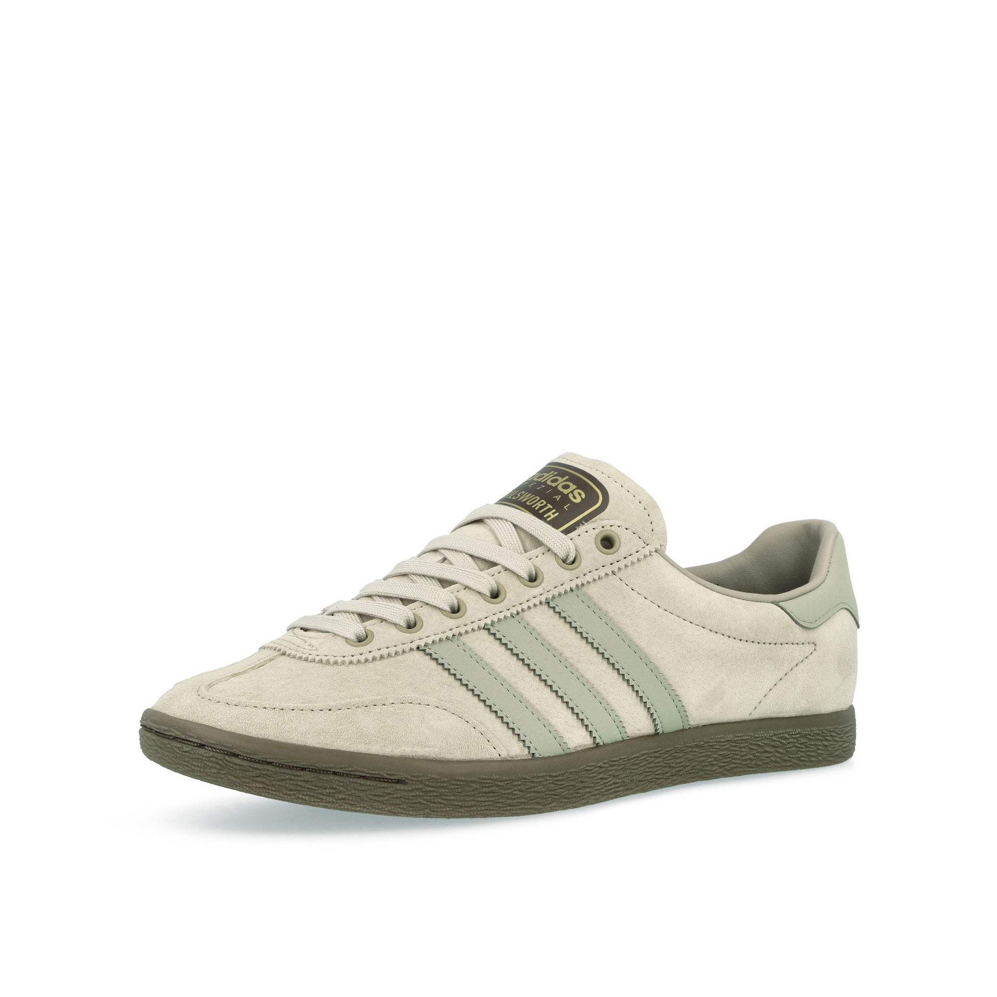 adidas Failsworth SPZL Dust Sand / Sesame / Gum 5 Low Top Sneakers Close Up | Overkill