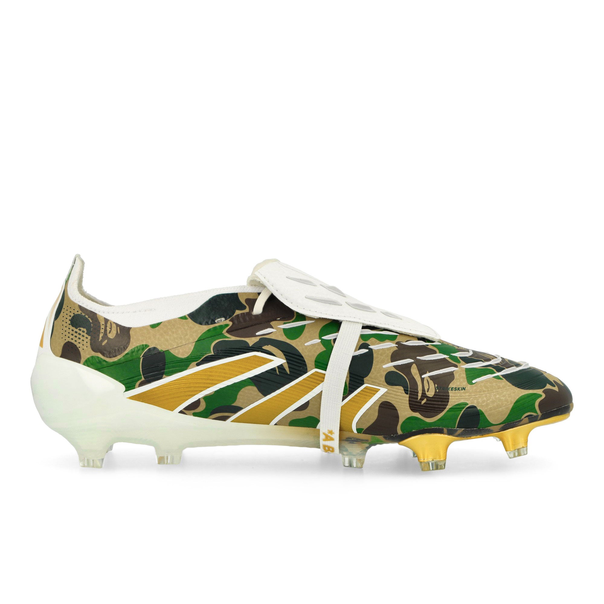 adidas Predator Elite FT FG Hemp / Gold Metallic / Footwear White Low Top Sneakers JS3104 Silhouette | Overkill