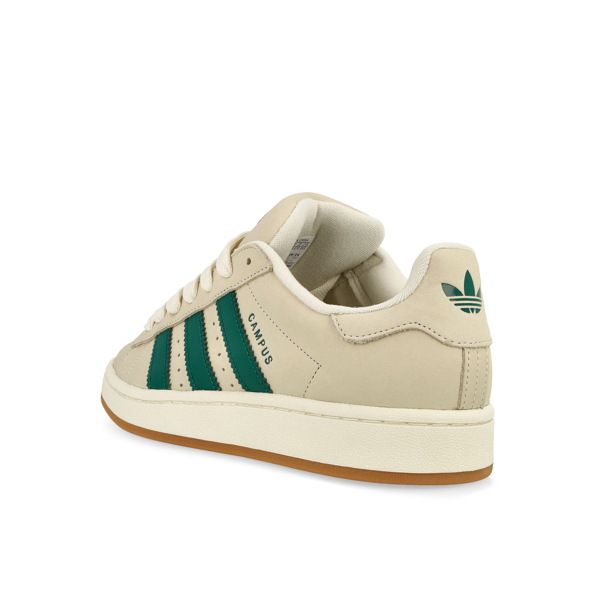 adidas Campus 00s Cream White / Collegiate Green / Off White Low Top Sneakers Material | Overkill