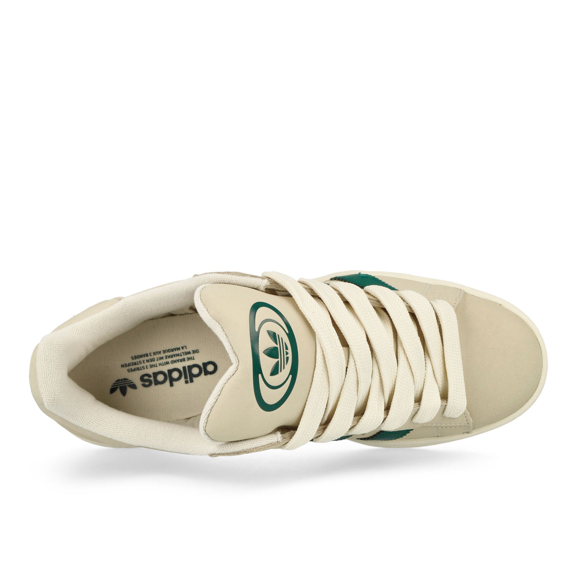adidas Campus 00s Cream White / Collegiate Green / Off White Low Top Sneakers Detailfoto | Overkill