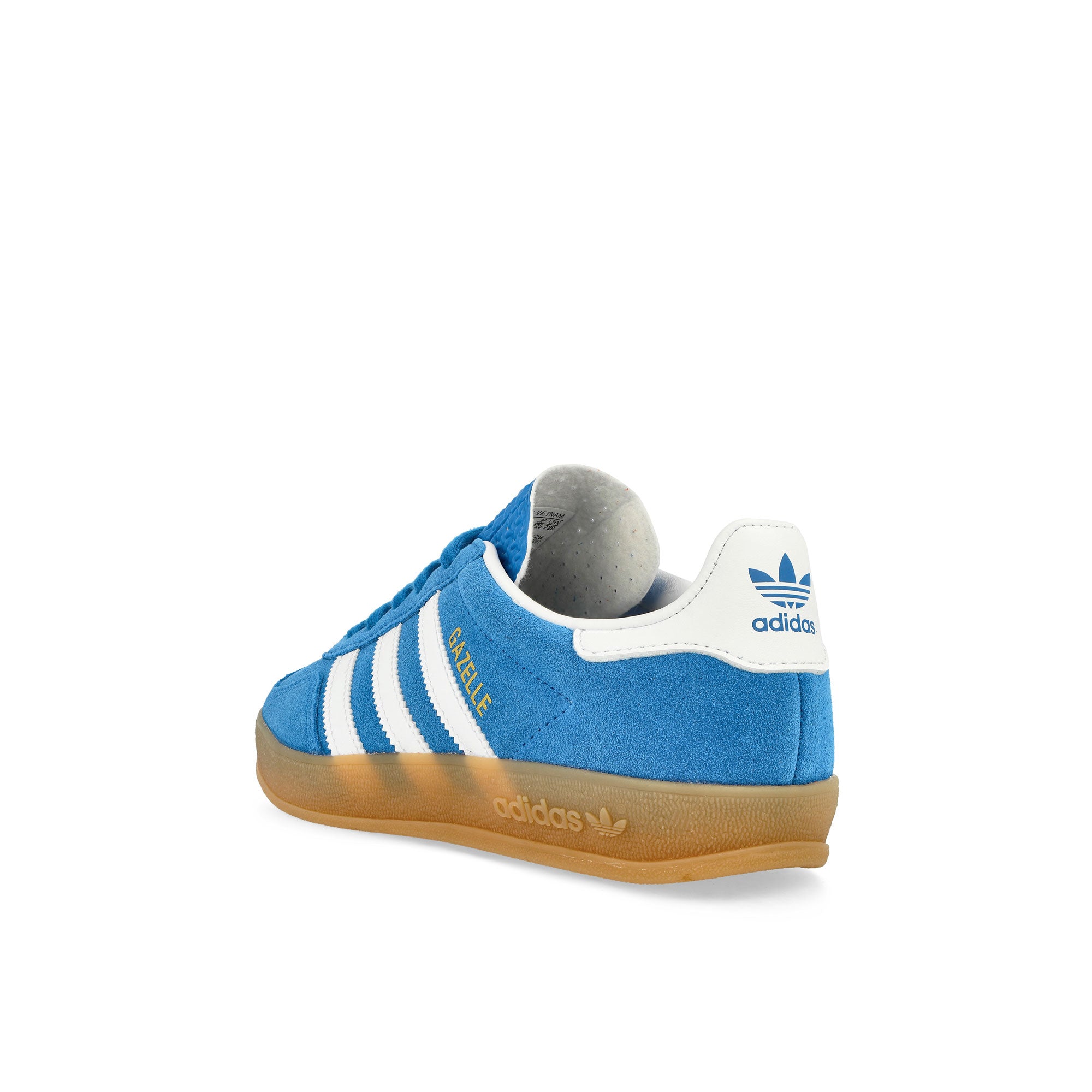 adidas Gazelle Indoor J Bluebird / Footwear White / Gum 2 Low Top Sneakers Material | Overkill