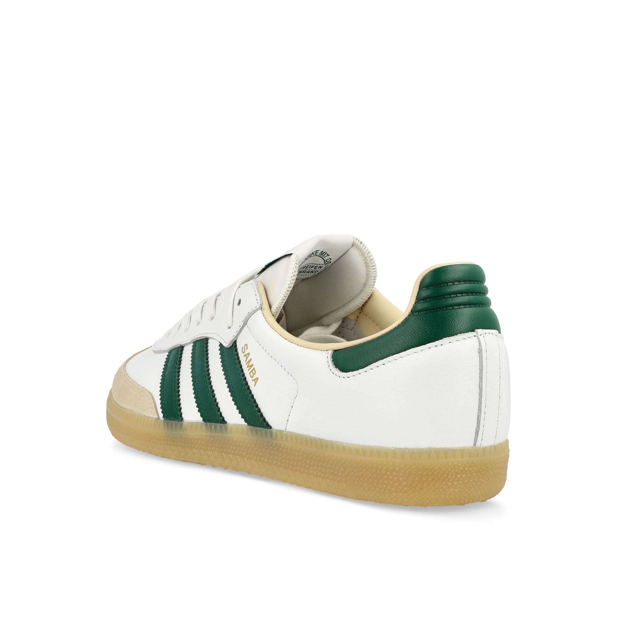 adidas Samba OG Footwear White / Collegiate Green / Gum 3 Low Top Sneakers Material | Overkill