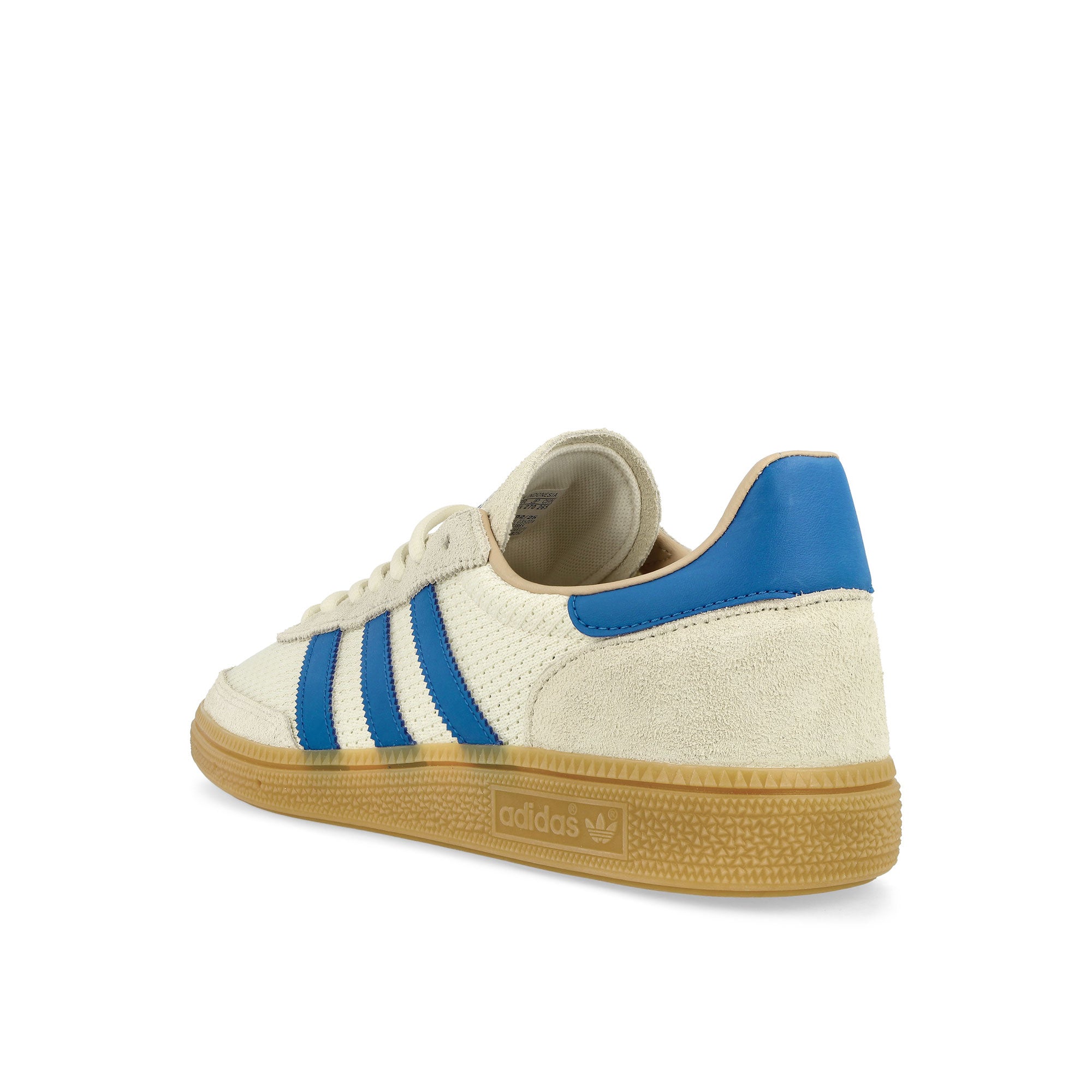 adidas Handball Spezial Cream White / Blue / Warm Sandstone Low Top Sneaker JS3865 Material | Overkill