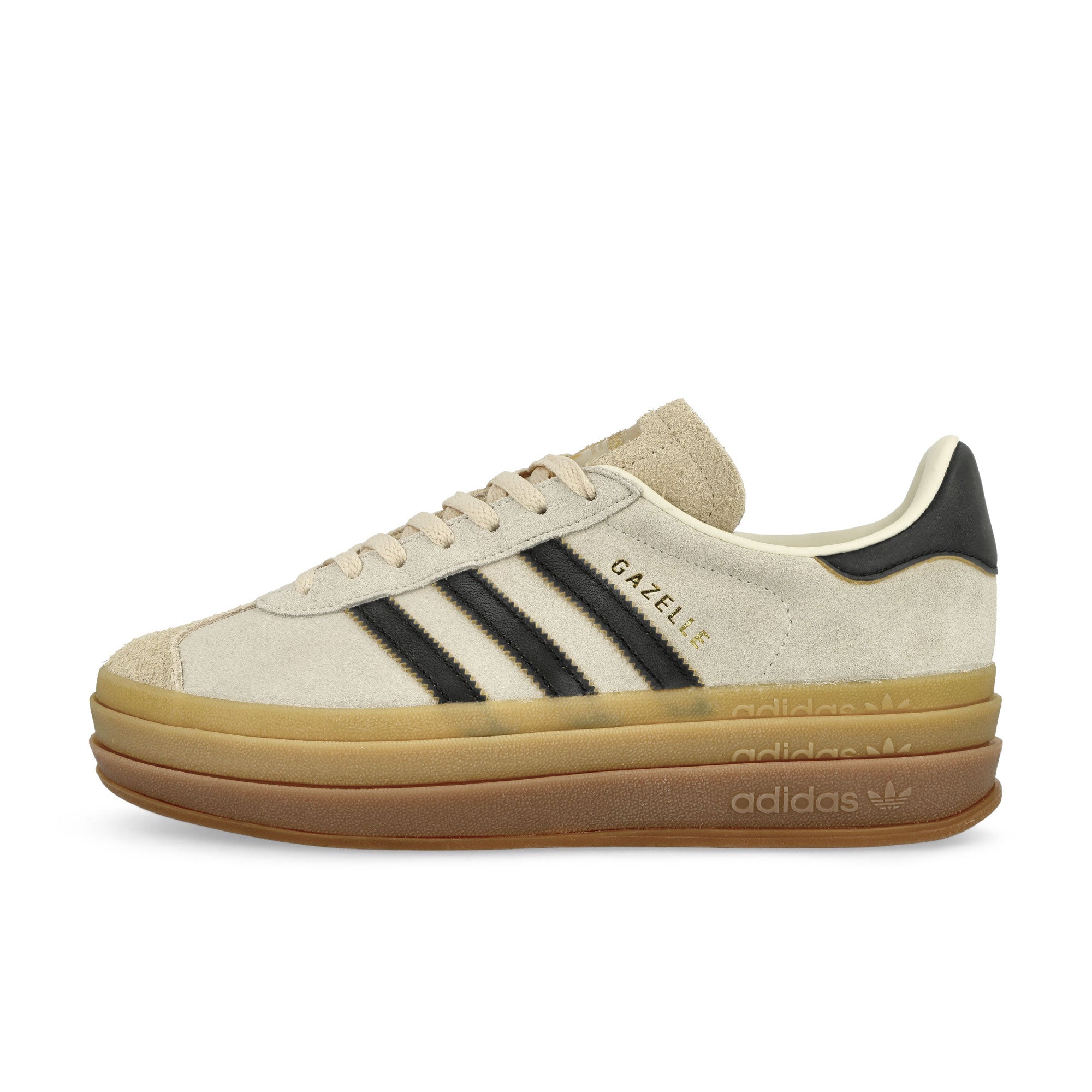 adidas Gazelle Bold W Cream White / Core Black / Sand Strata Low Top Sneakers JS3892 | Overkill