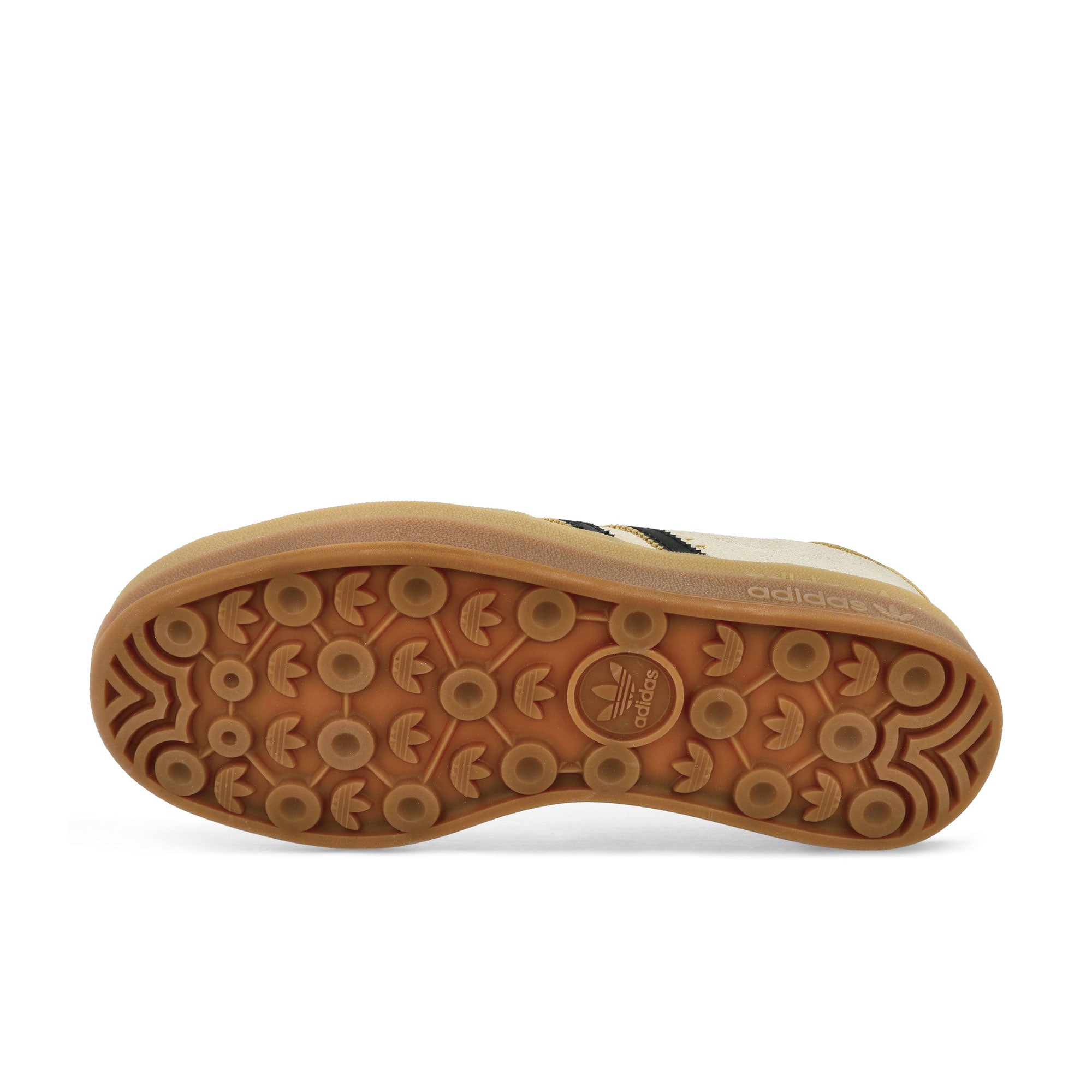 adidas Gazelle Bold W Cream White / Core Black / Sand Strata Low Top Sneakers Detail View 1 | Overkill