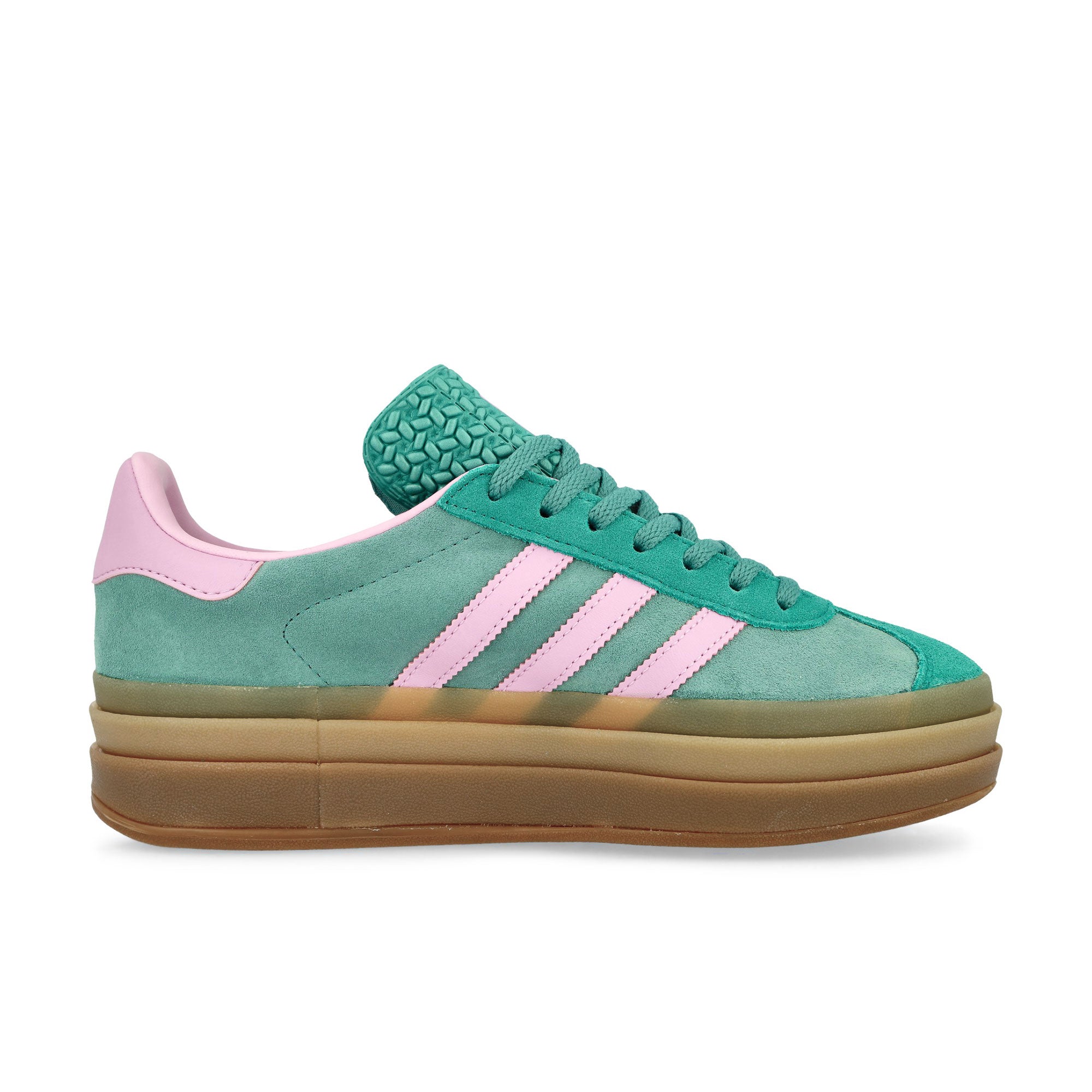 adidas Gazelle Bold W Powder Teal / Bliss Lilac / Pure Teal Low Top Sneakers JS3894 Silhouette | Overkill
