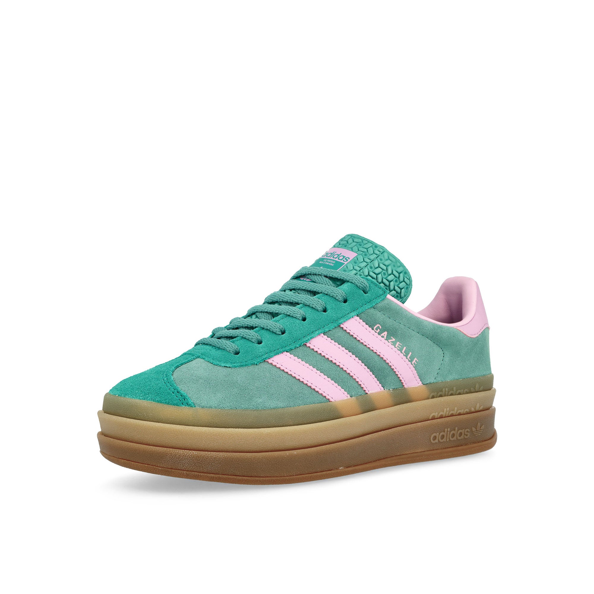 adidas Gazelle Bold W Powder Teal / Bliss Lilac / Pure Teal Low Top Sneakers JS3894 Close-up | Overkill