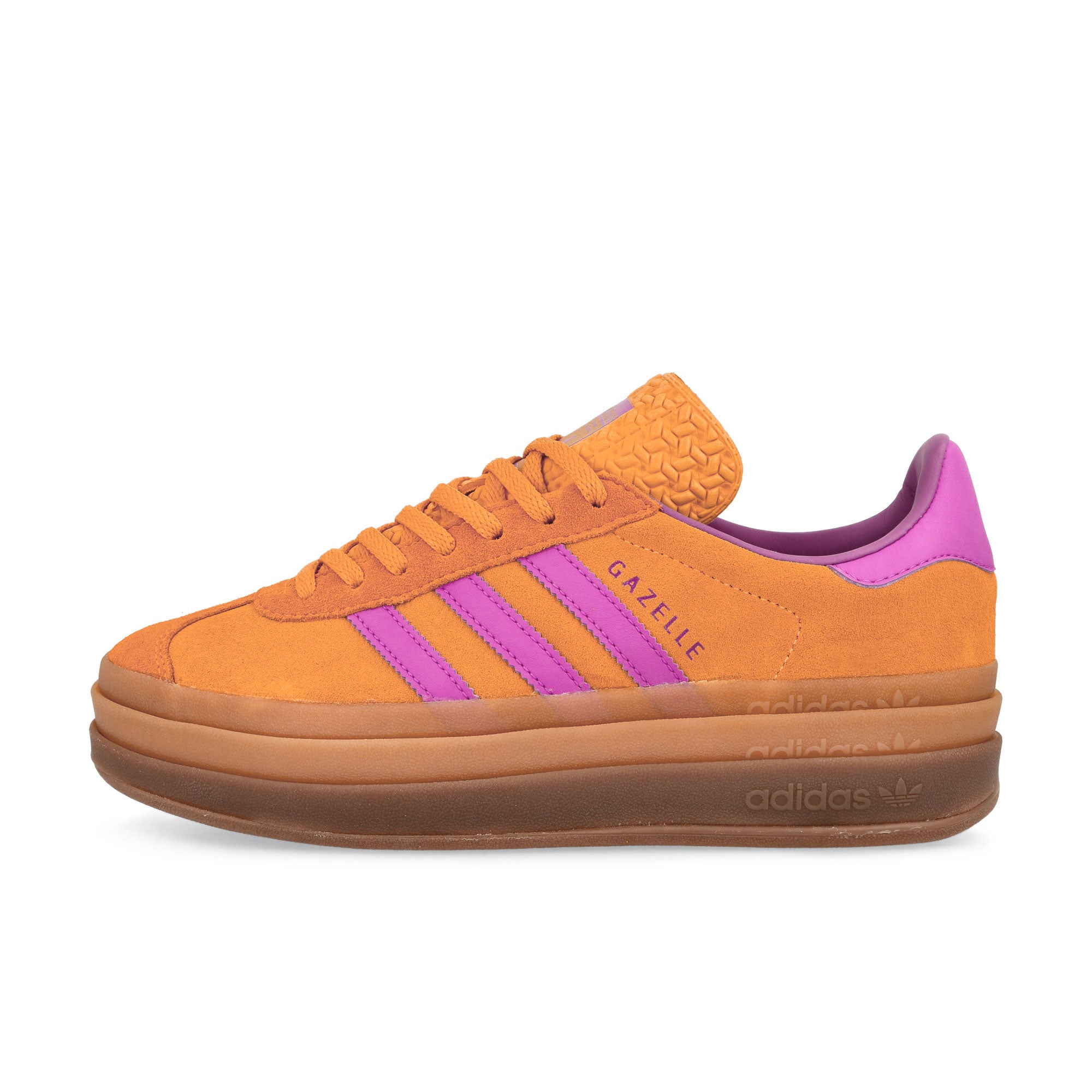 adidas Gazelle Bold W Flash Orange / Purple Burst / Crew Orange Low Top Sneakers JS3895 | Overkill