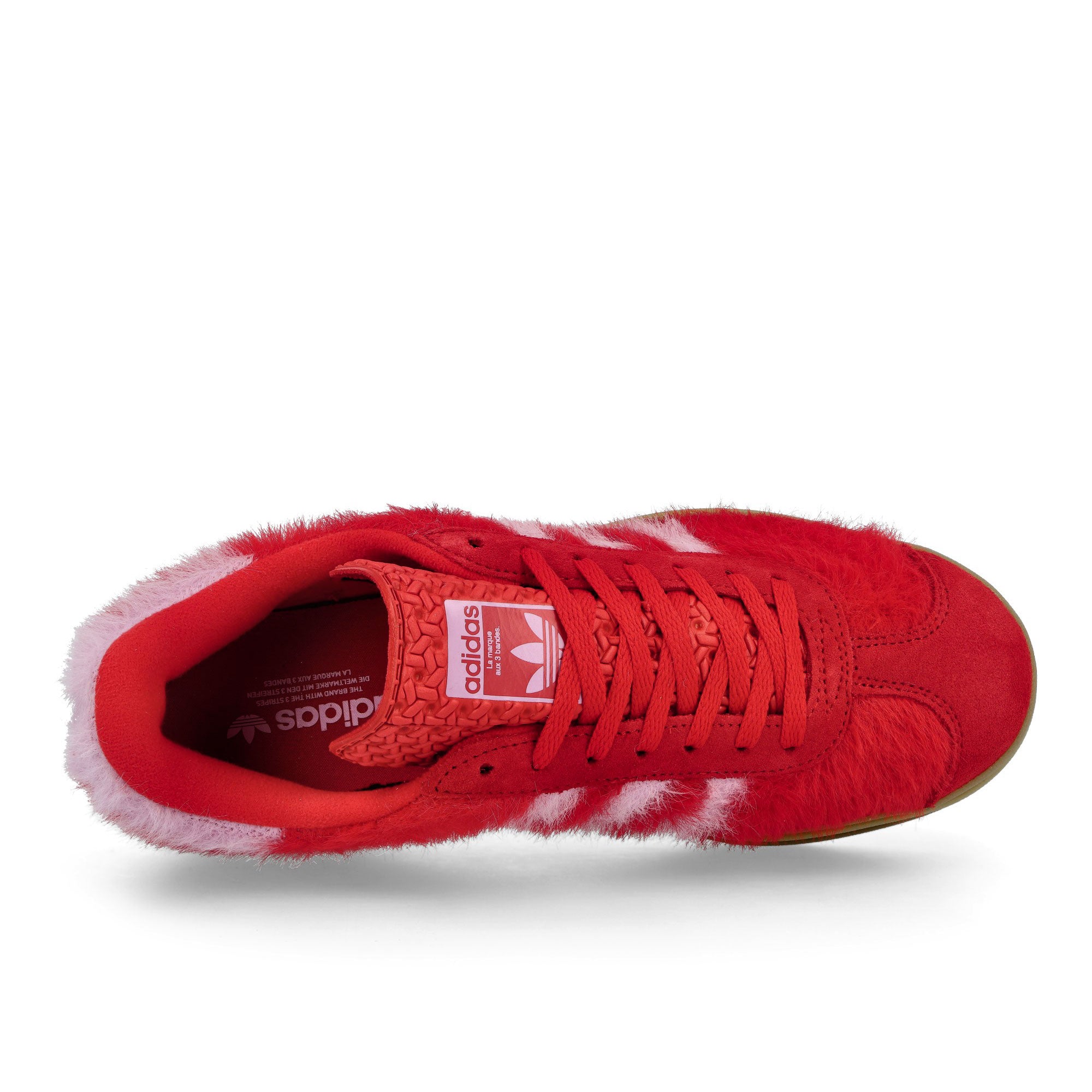 adidas Gazelle Bold W Better Scarlet / Bliss Lilac / Gold Metallic Low Top Sneakers JS3905 Detailfoto | Overkill