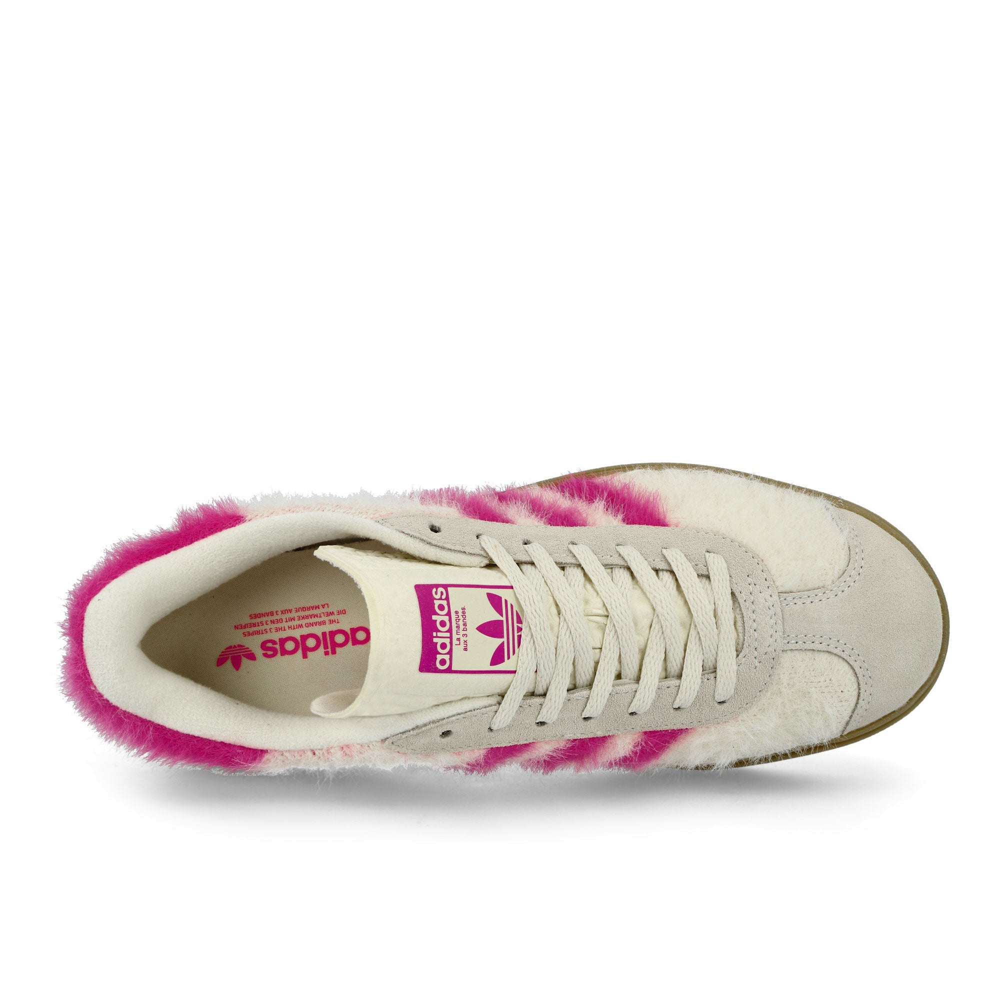 adidas Gazelle Bold W Cream White / Shock Pink / Gold Metallic Low Top Sneakers JS3908 Detailfoto | Overkill