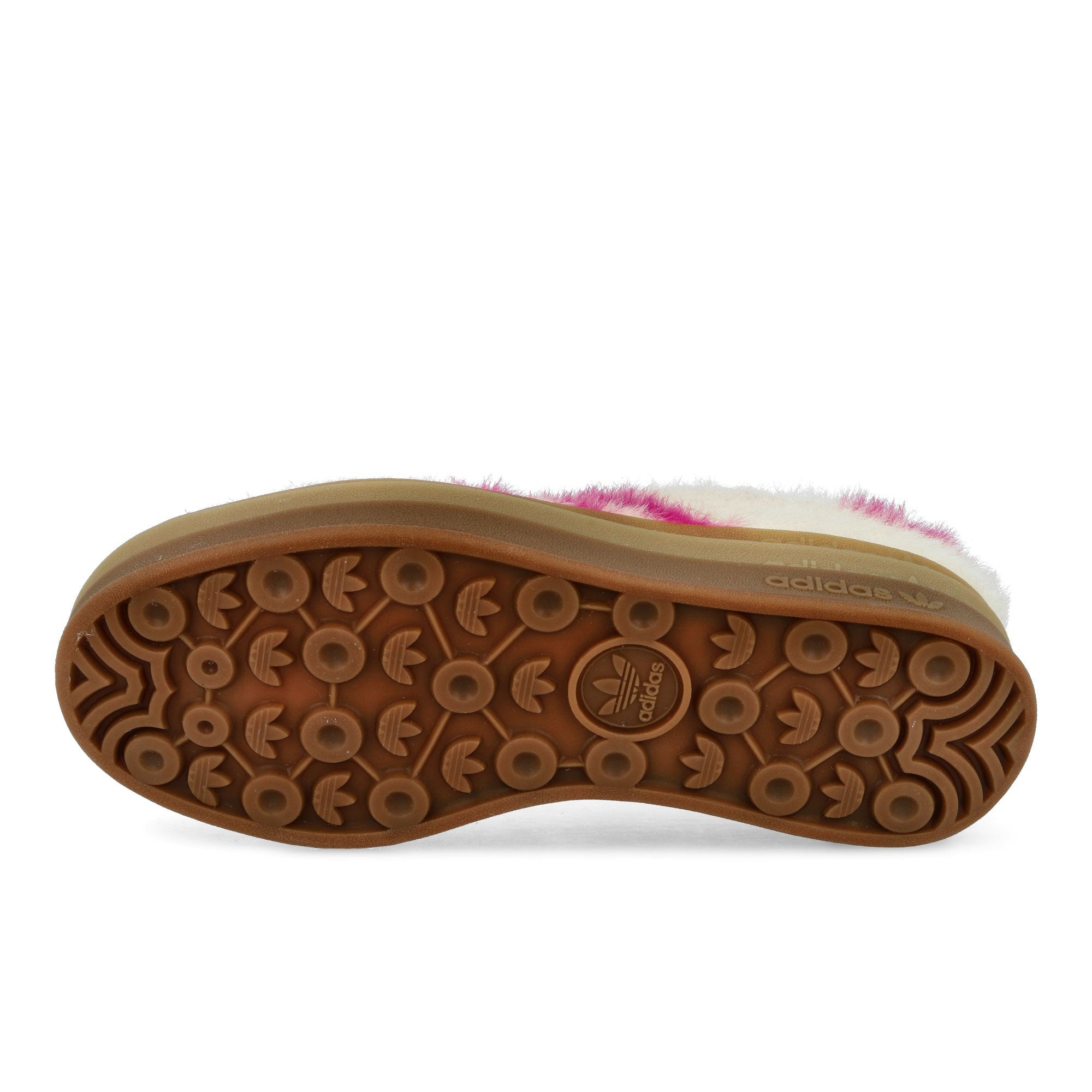 adidas Gazelle Bold W Cream White / Shock Pink / Gold Metallic Low Top Sneakers JS3908 Detail View 1 | Overkill