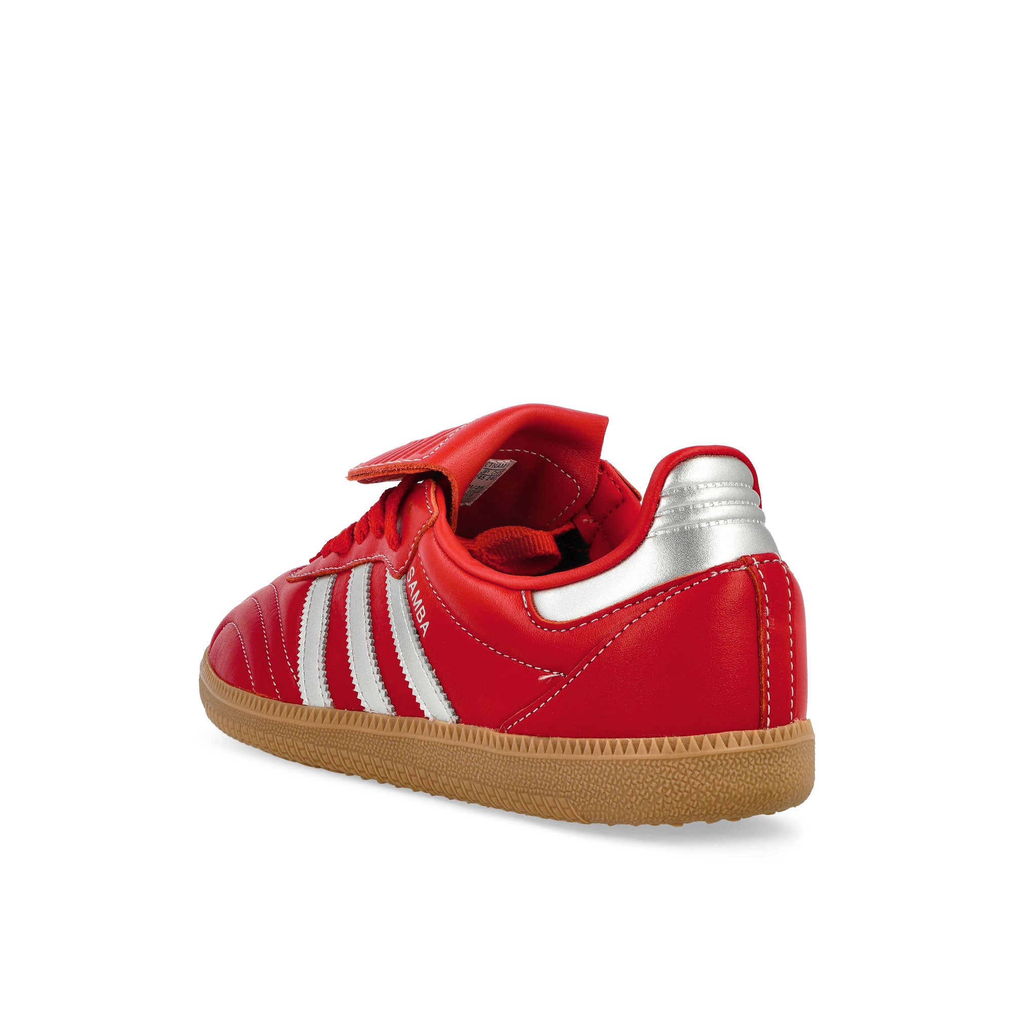 adidas Samba LT W Better Scarlet / Silver Metallic / Gum 4 Low Top Sneakers Material | Overkill