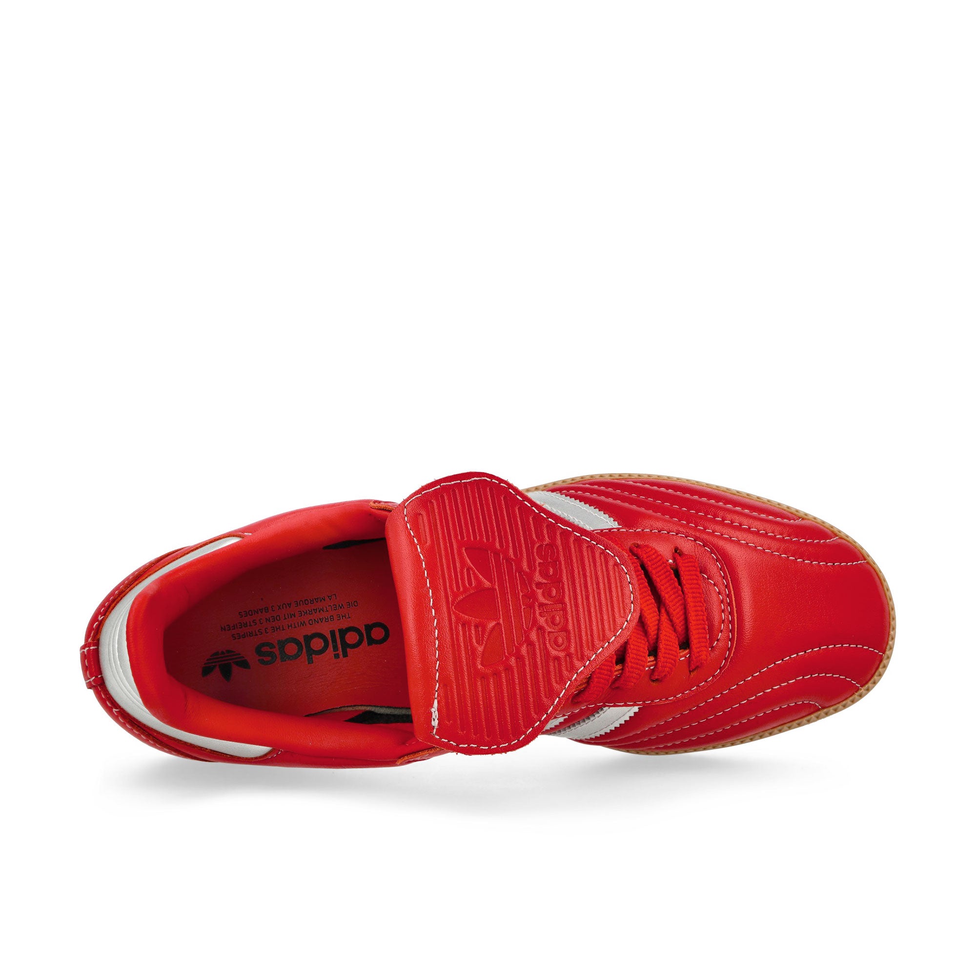 adidas Samba LT W Better Scarlet / Silver Metallic / Gum 4 Low Top Sneakers Detailfoto | Overkill