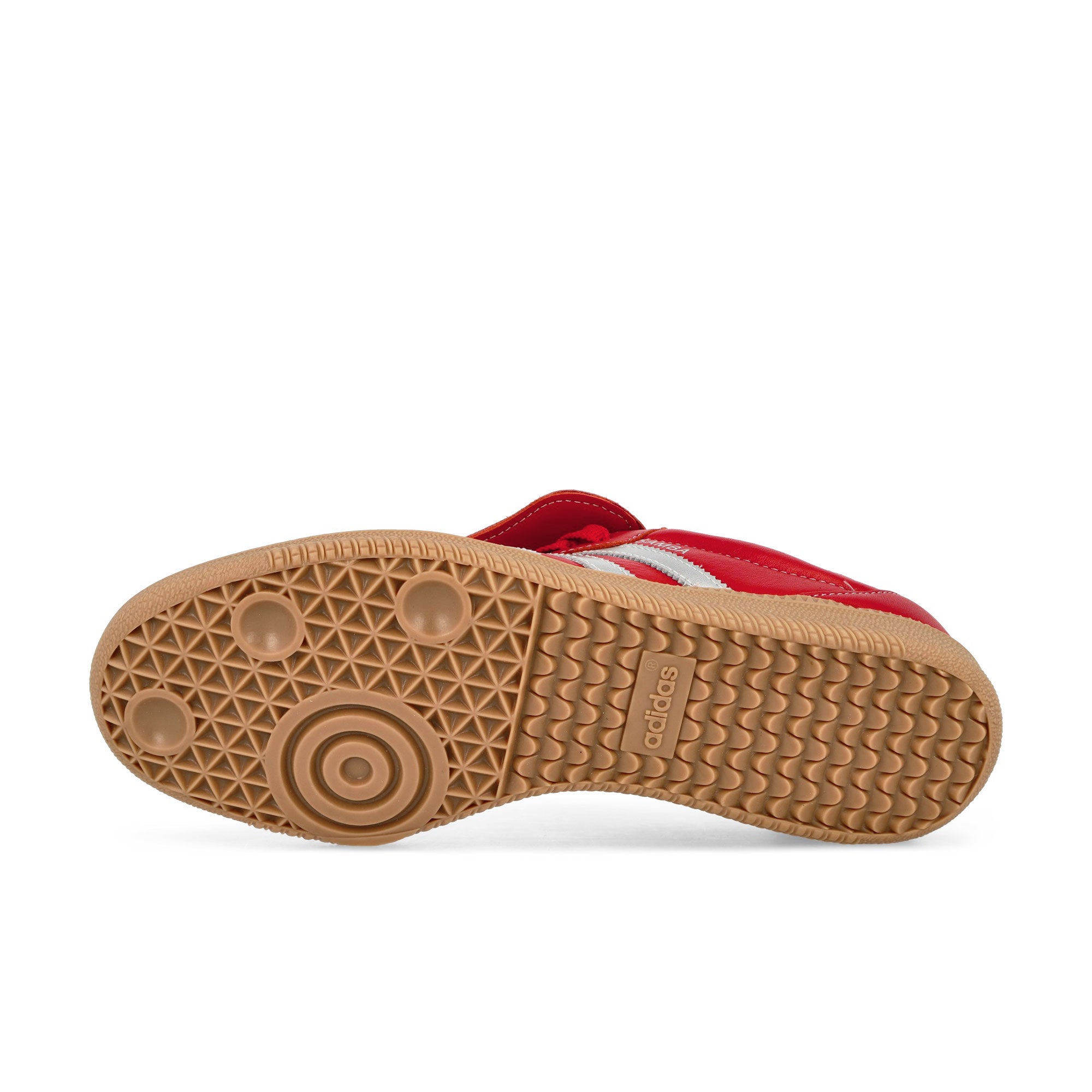 adidas Samba LT W Better Scarlet / Silver Metallic / Gum 4 Low Top Sneakers Detail View 1 | Overkill