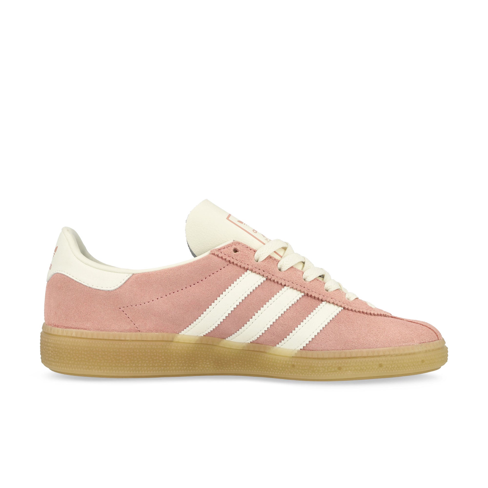 aididas München W Wonder Mauve / Off White / Silver Metallic JS3992 Silhouette | OVERKILL