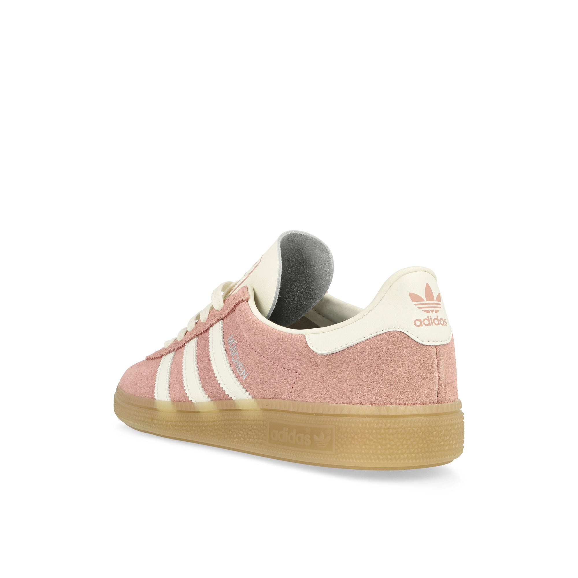 aididas München W Wonder Mauve / Off White / Silver Metallic JS3992 Material | OVERKILL