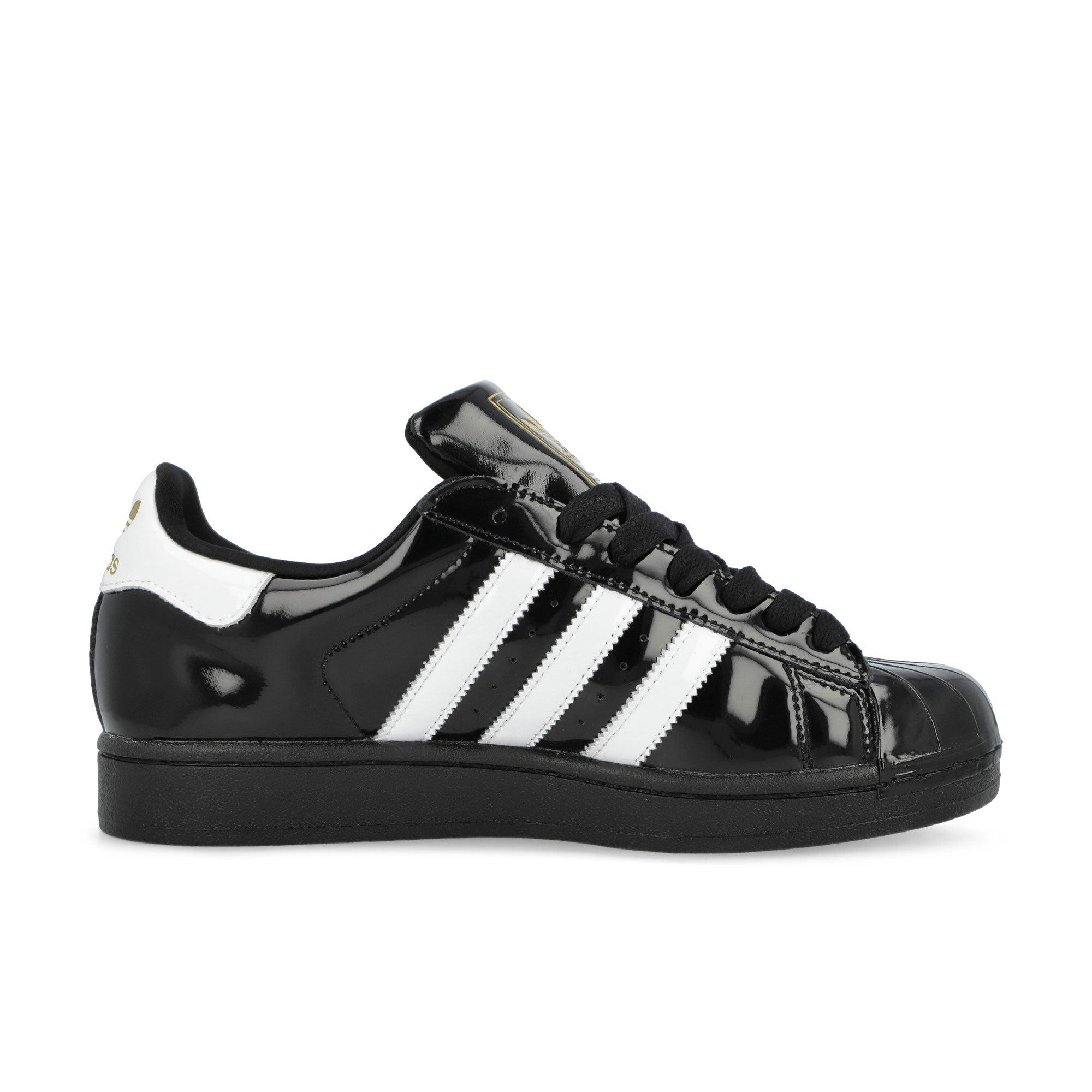 adidas Superstar ll W Core Black / Footwear White / Gold Metallic Low Top Sneakers JS4009 Silhouette | Overkill
