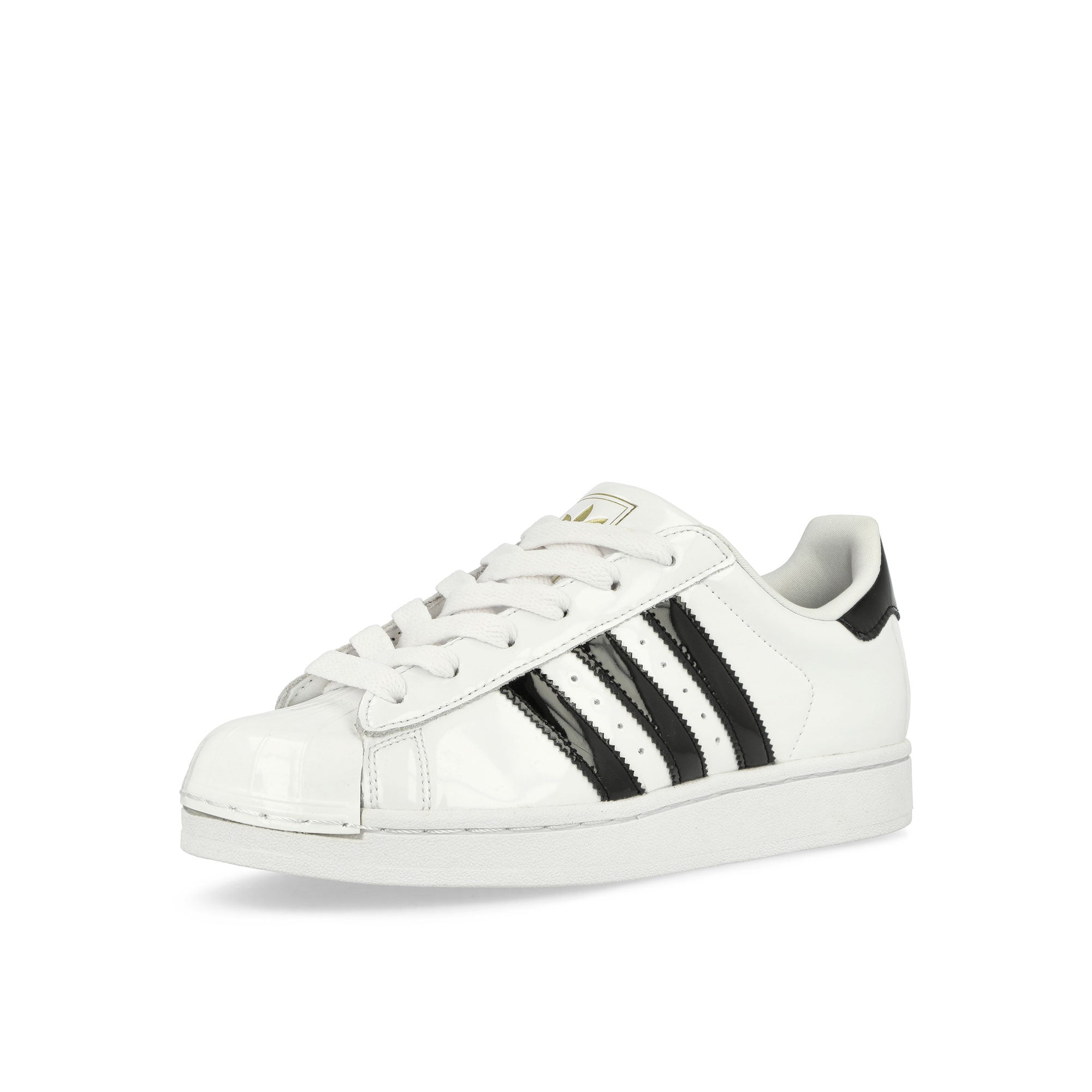 adidas Superstar ll W Footwear White / Core Black / Gold Metallic Low Top Sneakers JS4010 Close-up | Overkill