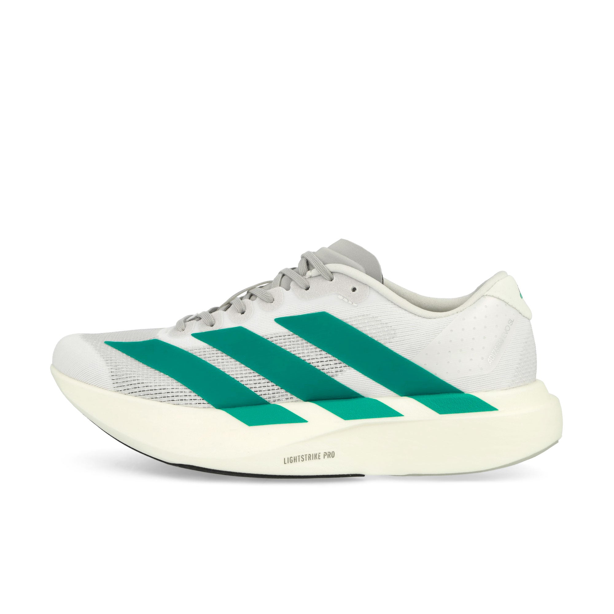 adidas adizero Evo SL W Footwear White / Pure Teal / Grey Two Low Top Sneaker JS4451 | Overkill