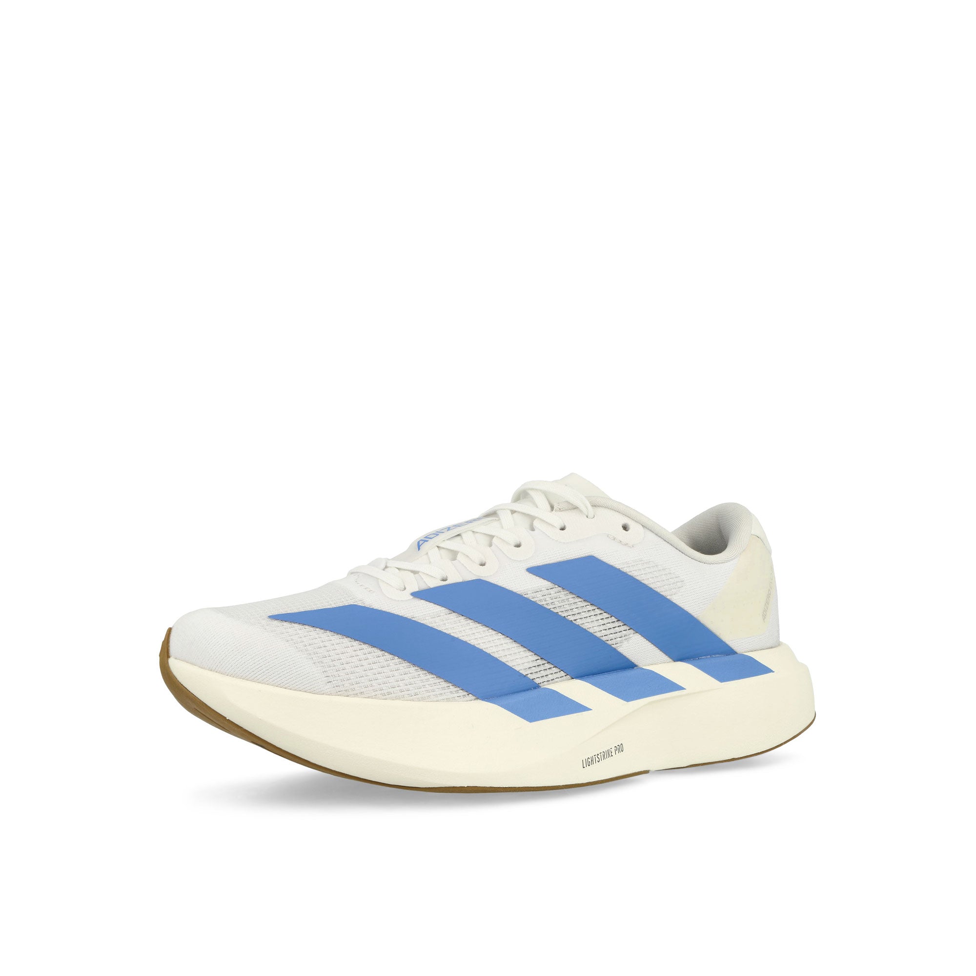 adidas adizero Evo SL W Footwear White / Blue Fusion / Off White Low Top Sneaker JS4454 Close-up | Overkill