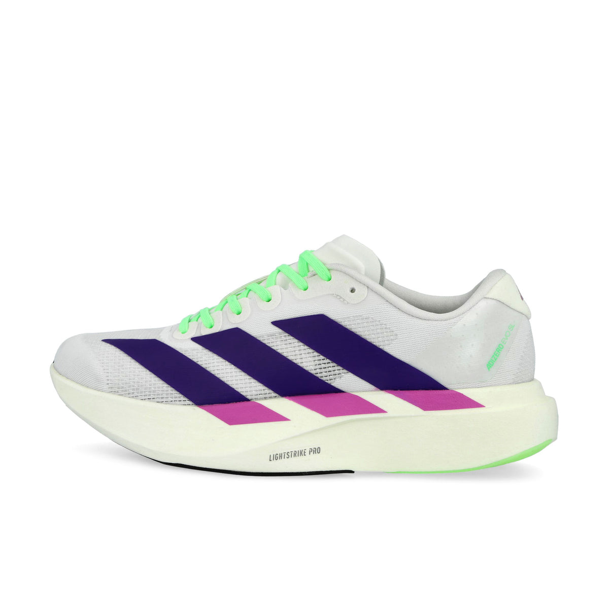 Size 12 - Adidas Adizero Evo SL Lime Purple Burst Mens Shoes Running New JS4456 adidas Adizero Evo SL White Collegiate Purple JS4495 | eBay main image 3