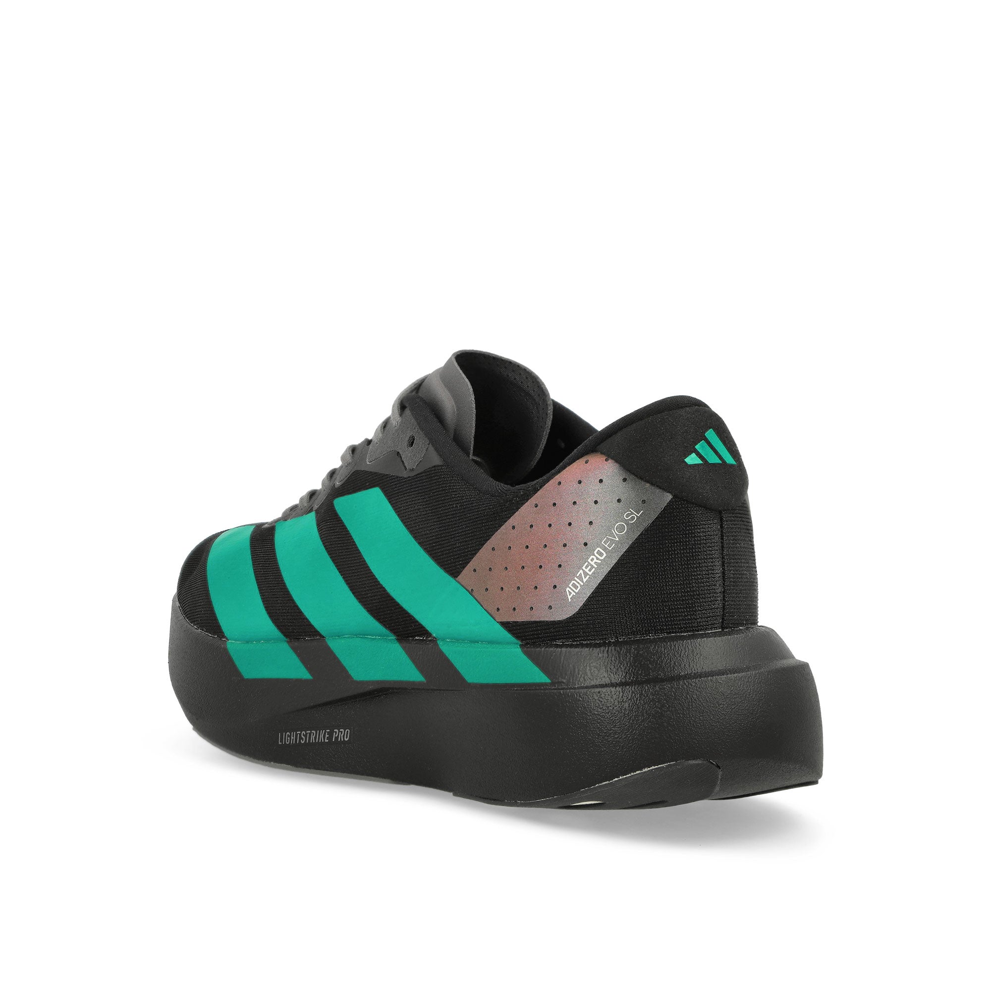 adidas adizero Evo SL M Core Black / Pure Teal / Grey Four Low Top Sneakers JS4488 Material | Overkill