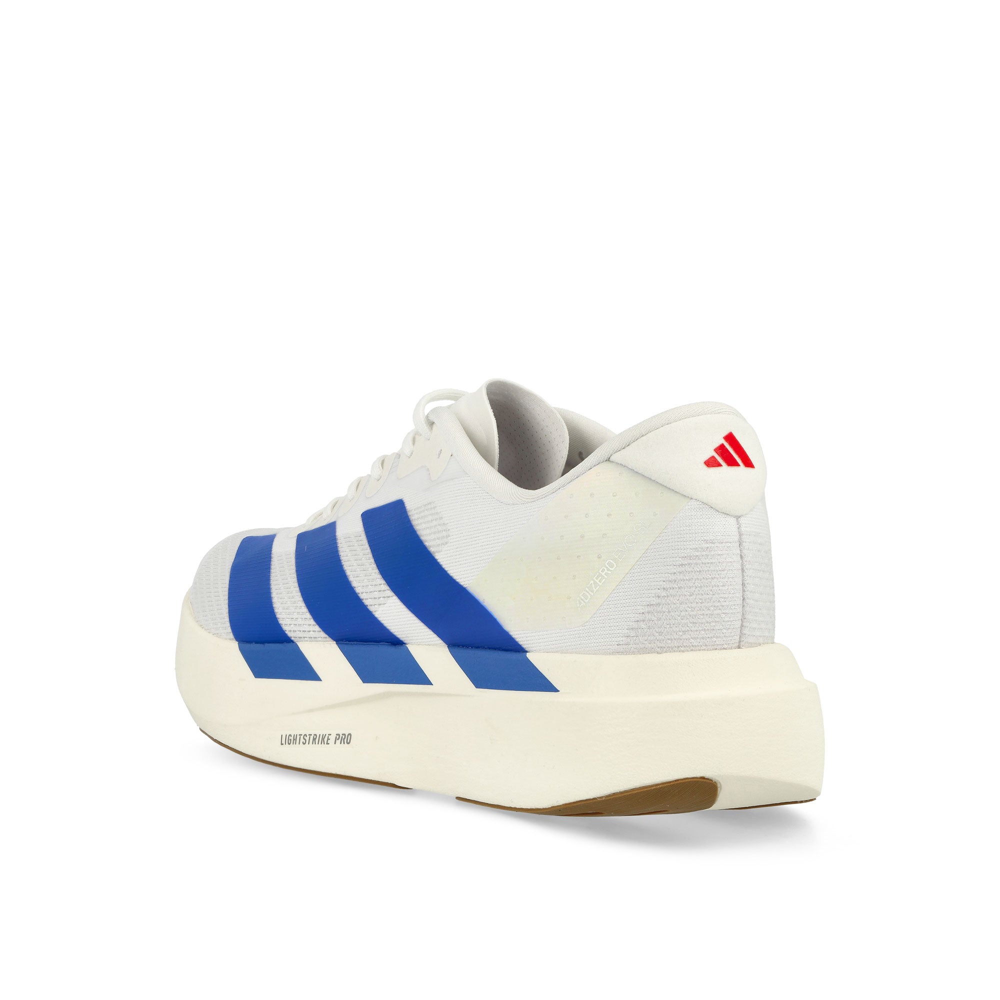 adidas adizero Evo SL M Footwear White / Team Royal Blue / Pure Ruby Low Top Sneakers JS4494 Material | Overkill