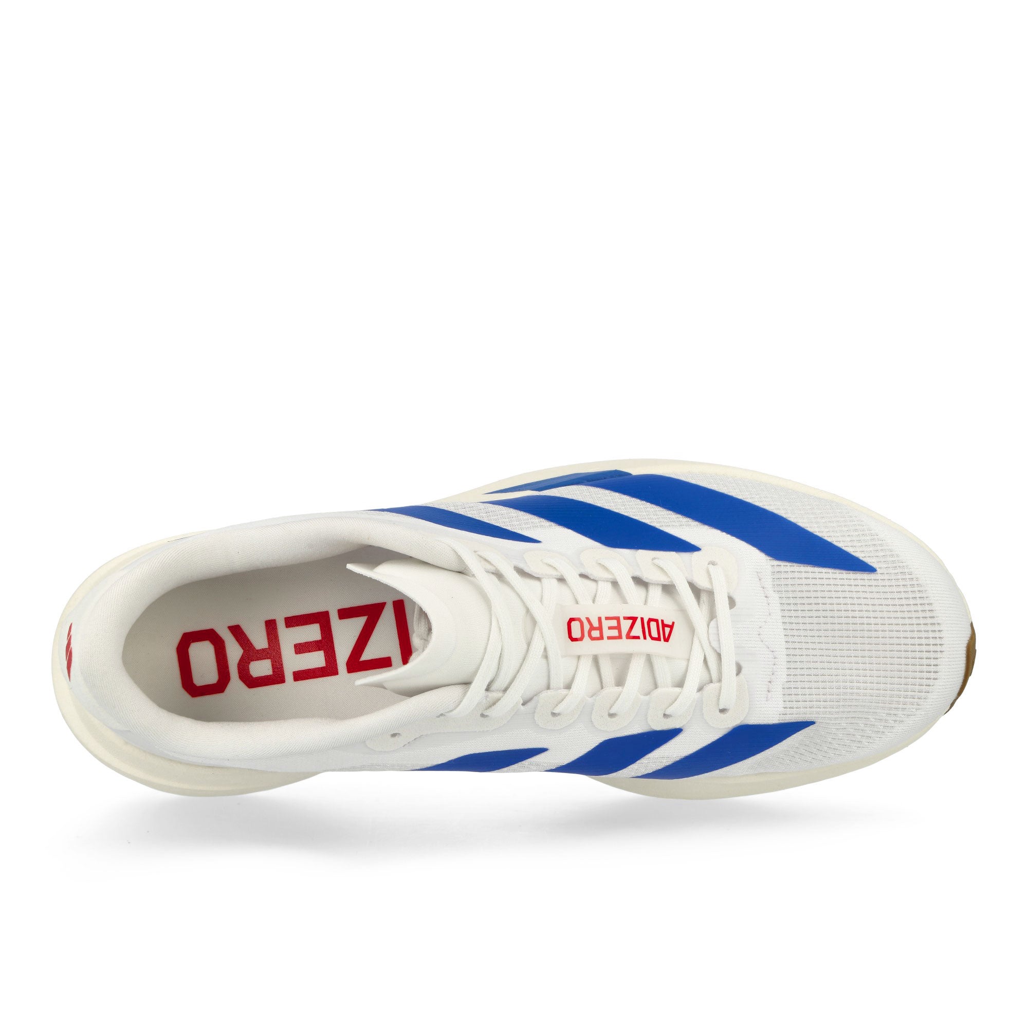 adidas adizero Evo SL M Footwear White / Team Royal Blue / Pure Ruby Low Top Sneakers JS4494 Detailfoto | Overkill