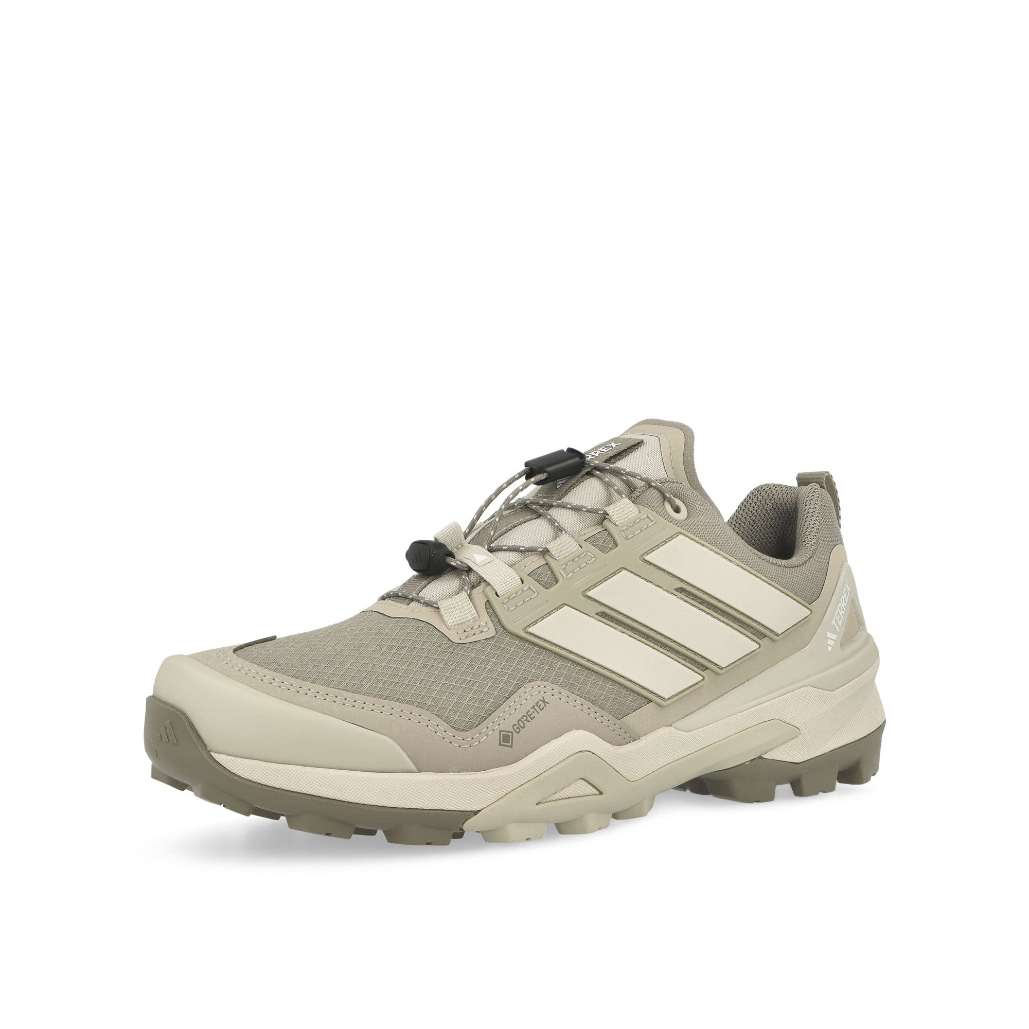 adidas Terrex Skychaser GTX Putty Beige / Alumina / Wonder Beige Sneaker JS4610 Close-up | Overkill
