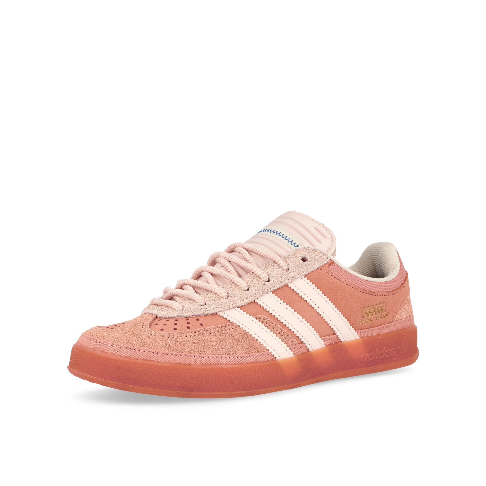 Bad Bunny x adidas Gazelle Indoor Cabo Rojo Wonder Clay / Wonder Quartz / Ash Pink Low Top Sneakers JS5052 Detailfoto | Overkill