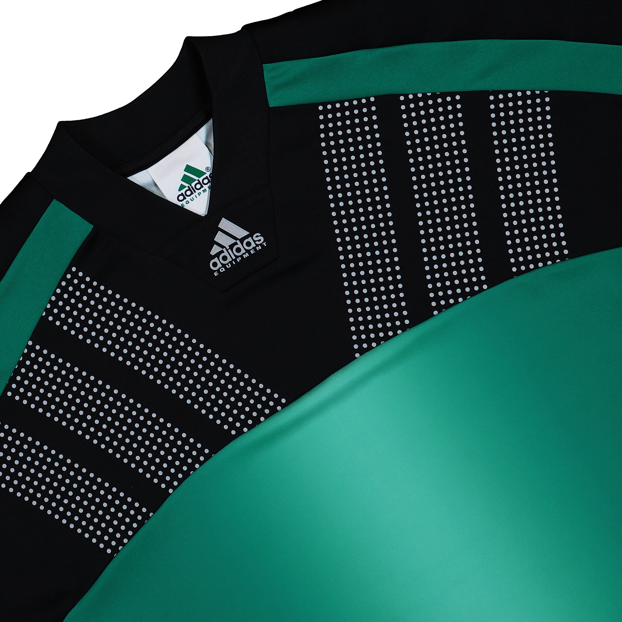 adidas Equipment Jersey Grey Three-Better Scarlet-Grey Two-Jersey Close-Detailfoto | Overkill