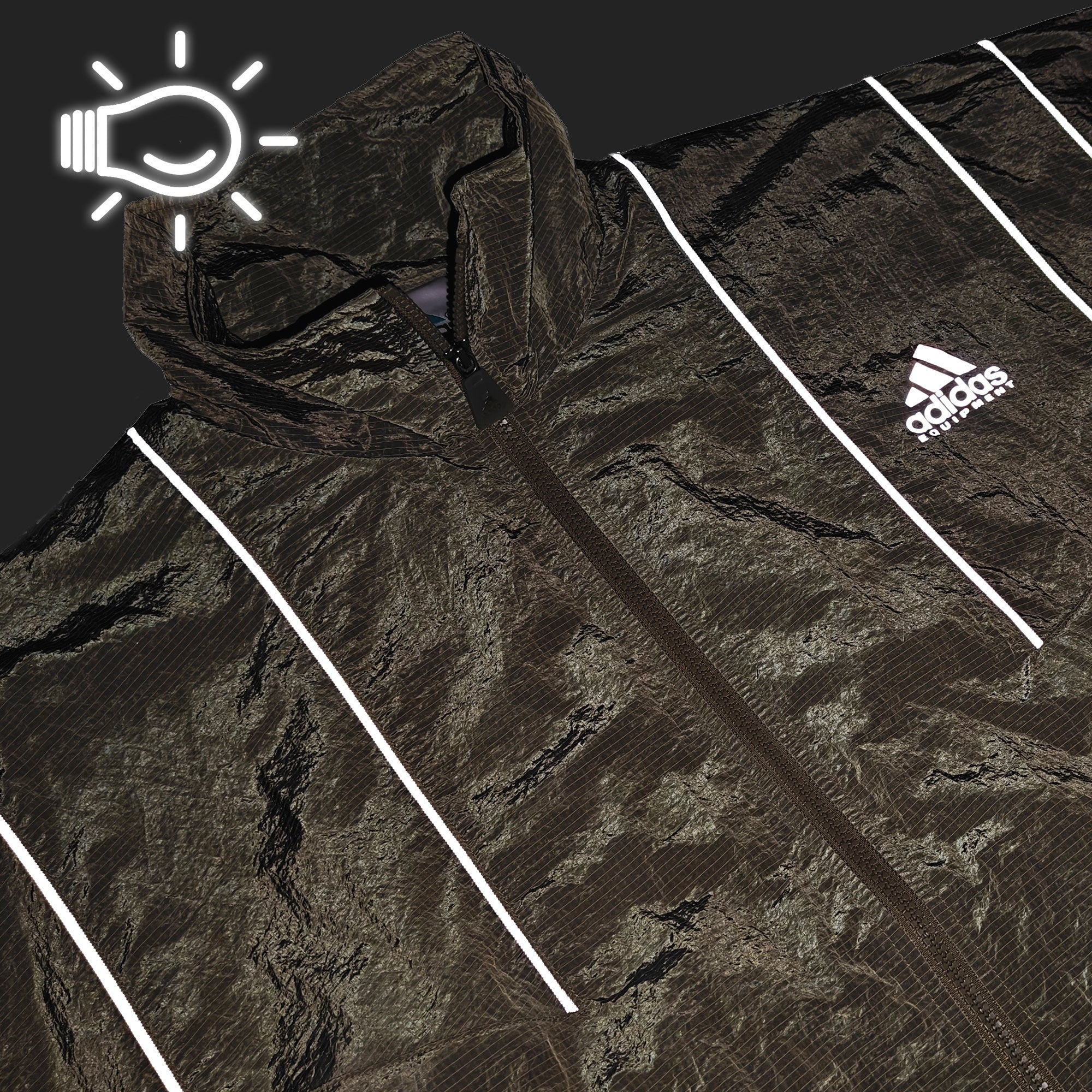 adidas Equipment Football Track Top Focus Olive Track Jackets Close-up | Overkill