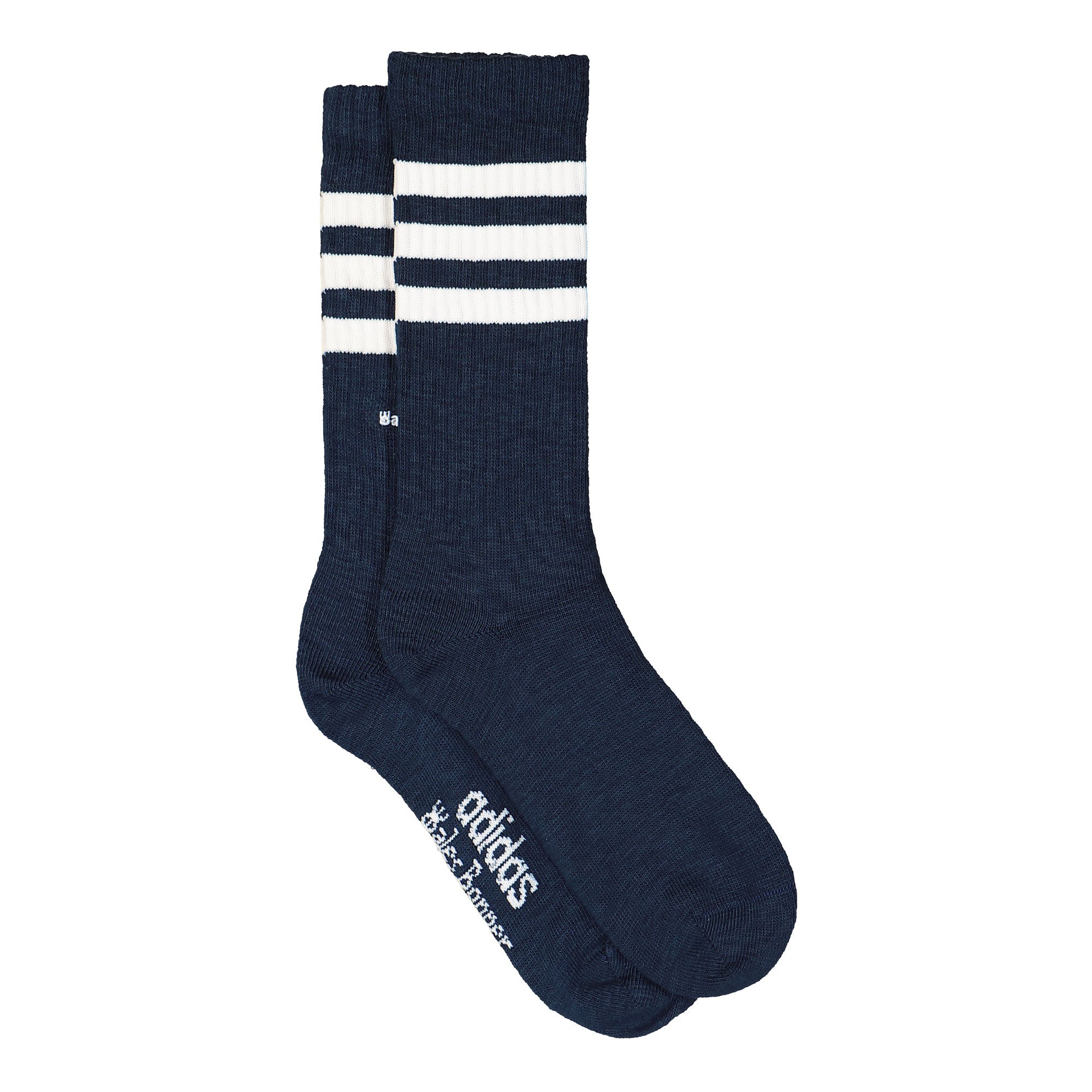 adidas 3S 2 Pack Socks Night Navy / Chalk White Socks Close-up | Overkill