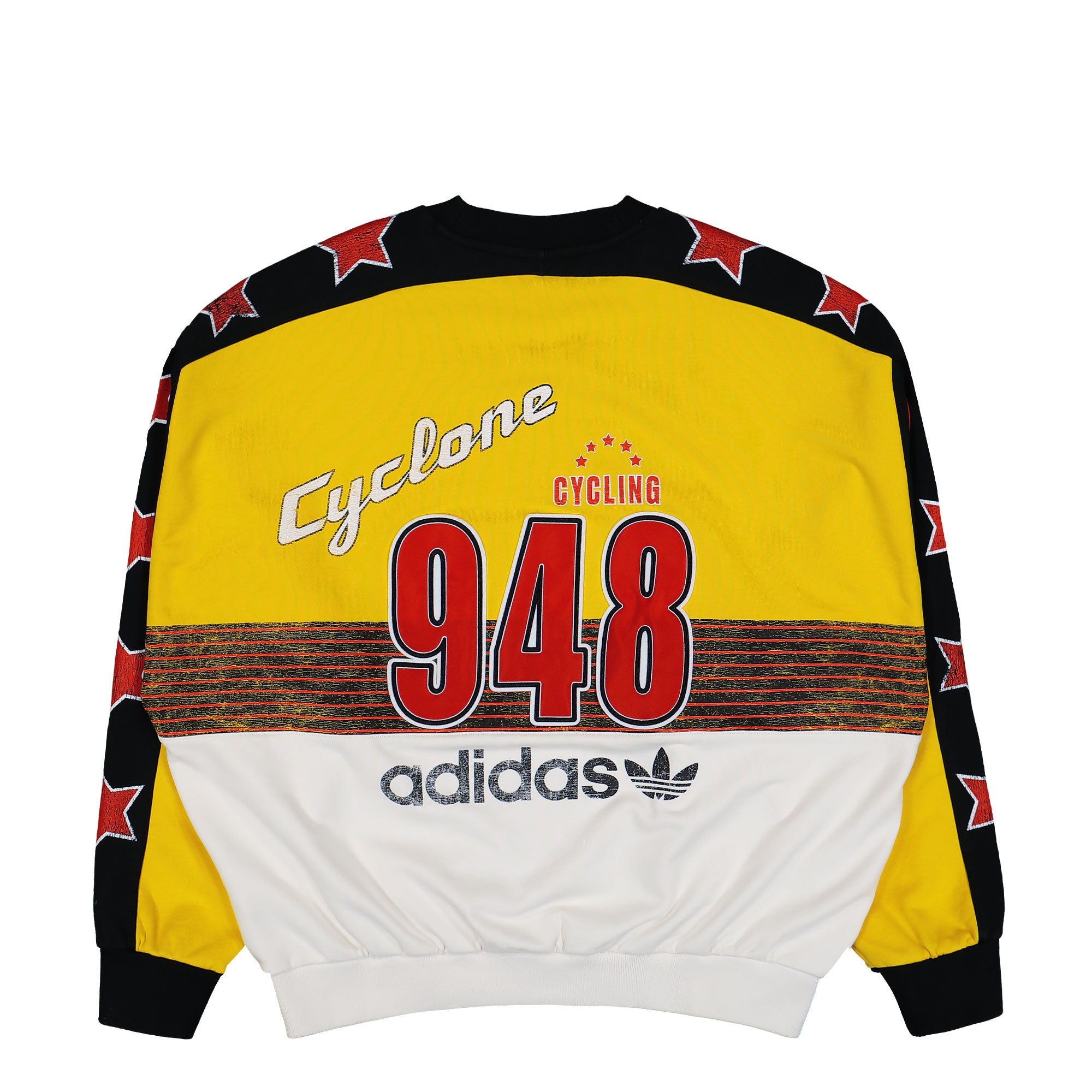 adidas Cycling Crew EQT Yellow / Cloud White / Black Close-Up | Overkill