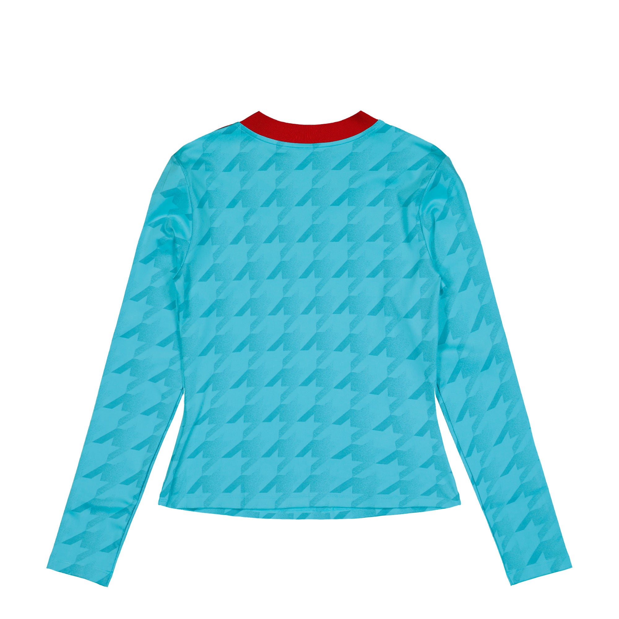 adidas Footie AOP Longsleeve Blue Glow Longsleeve JW0271 Close-up | Overkill