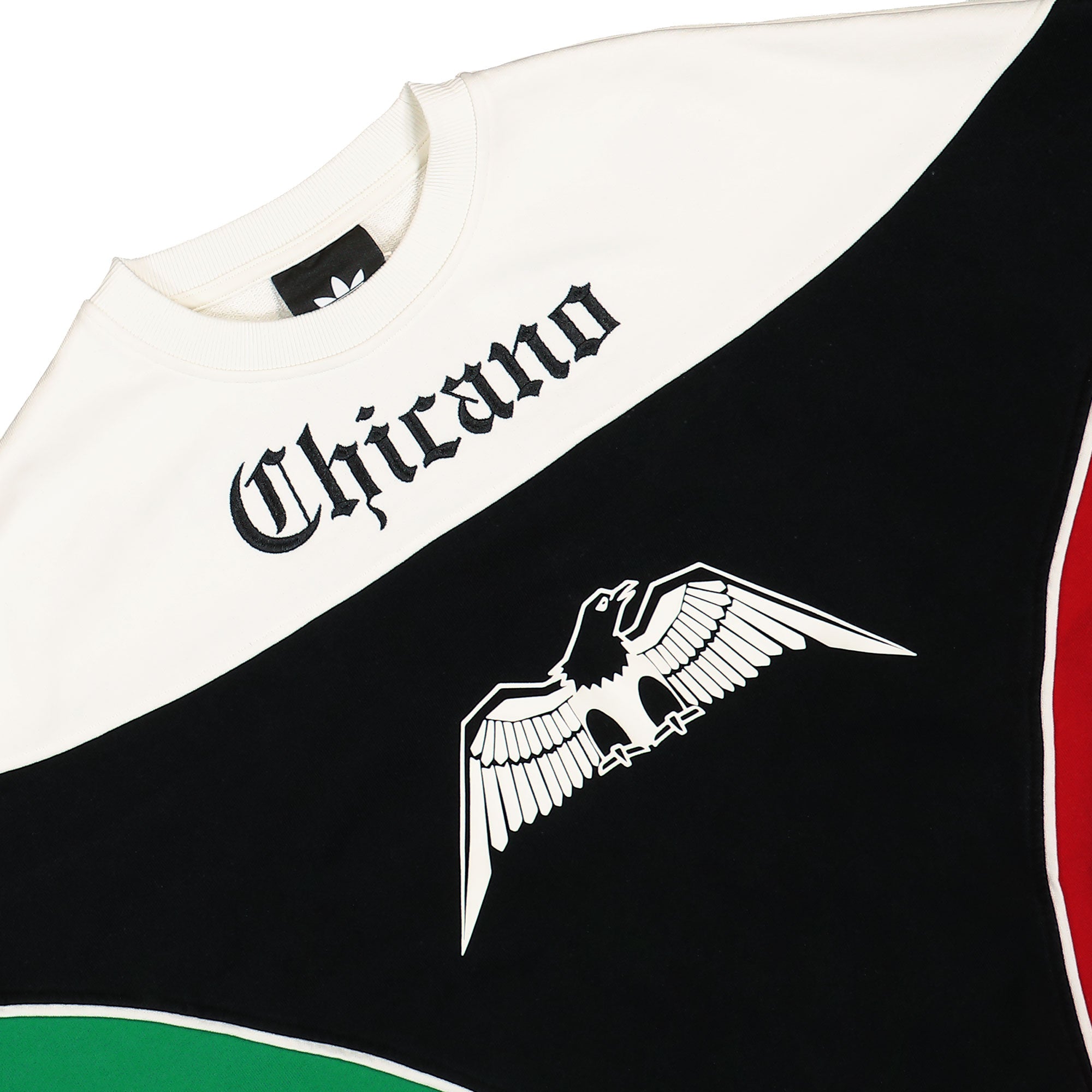 adidas Fleece Crewneck Off White Sweatshirts Close-up | Overkill