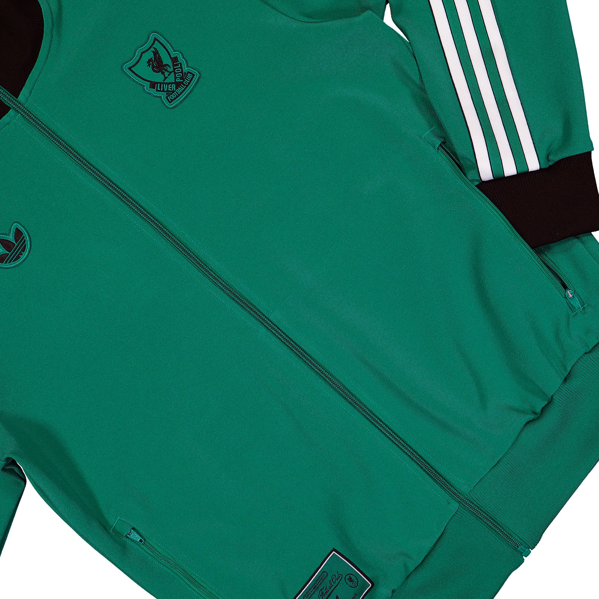adidas Liverpool FC Icon Track Top Sea Green Track Jackets JW5464 Detail View 1 | Overkill