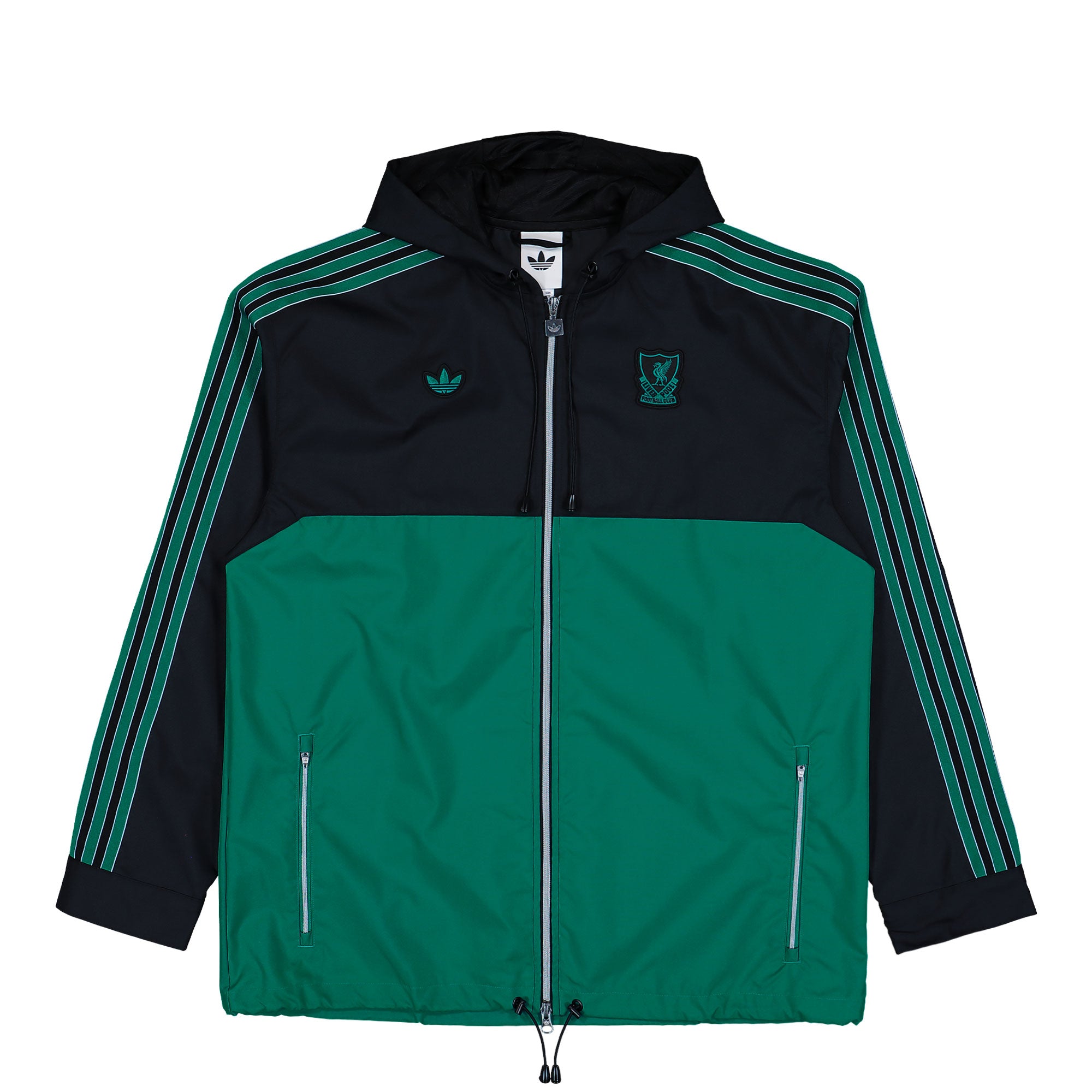 adidas Liverpool FC Icon Parka Black / Sea Green Jackets JW5469 | Overkill