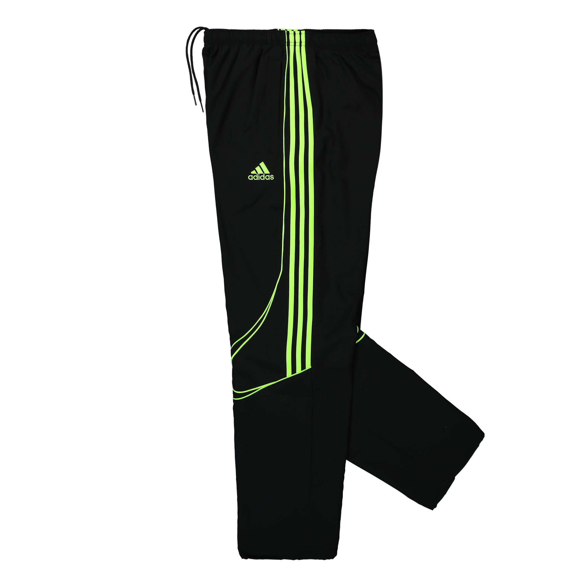 adidas Teamgeist Track Pant Black / Signal Green Sweat & Track Pants Close-up | Overkill