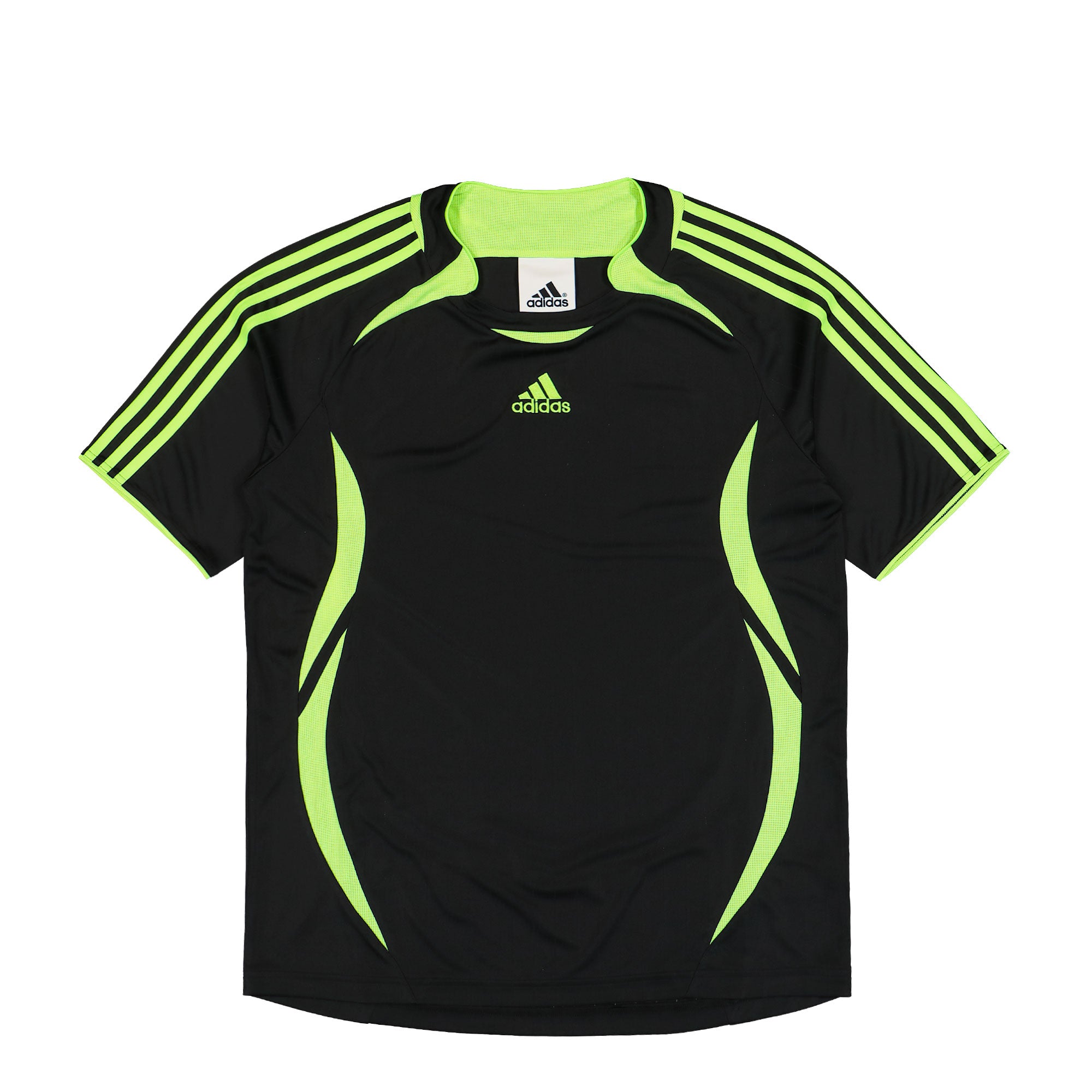 adidas Teamgeist Tee Black / Signal Green T-Shirts JW5872 | Overkill