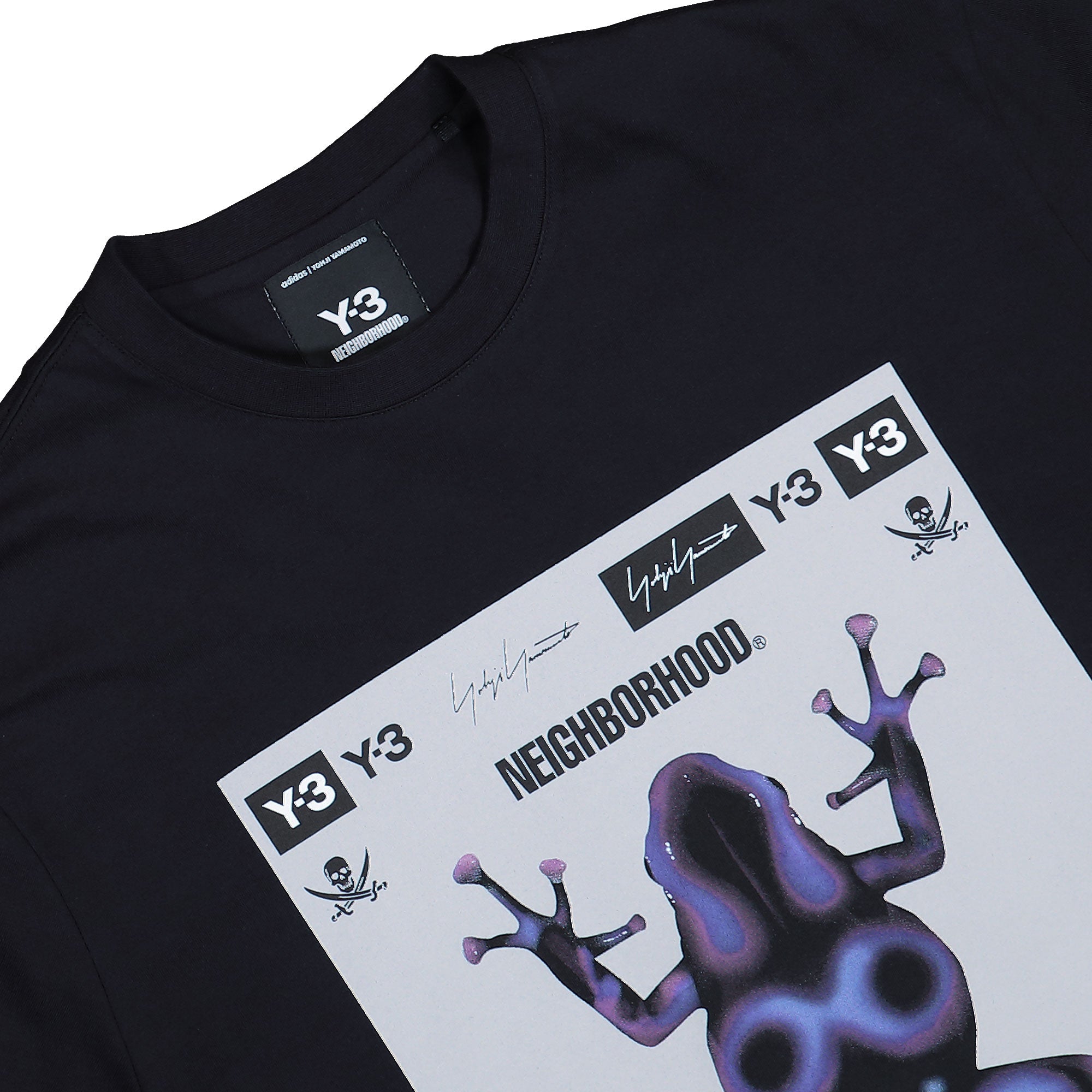 Neighborhood x Y-3 GFX Tee Black T-Shirts JW6998 Detailfoto | Overkill