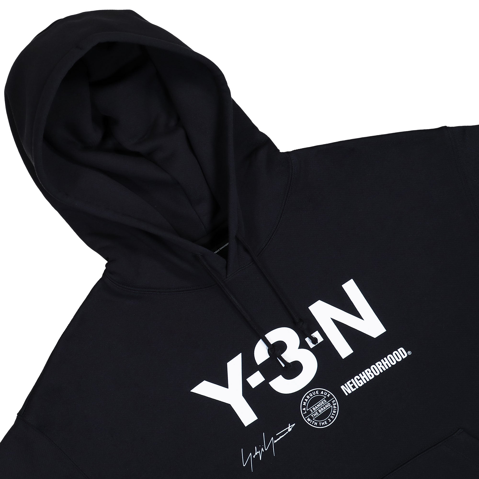 Neighborhood x Y-3 GFX Hoodie Black Hoodies JW7004 Detailfoto | Overkill