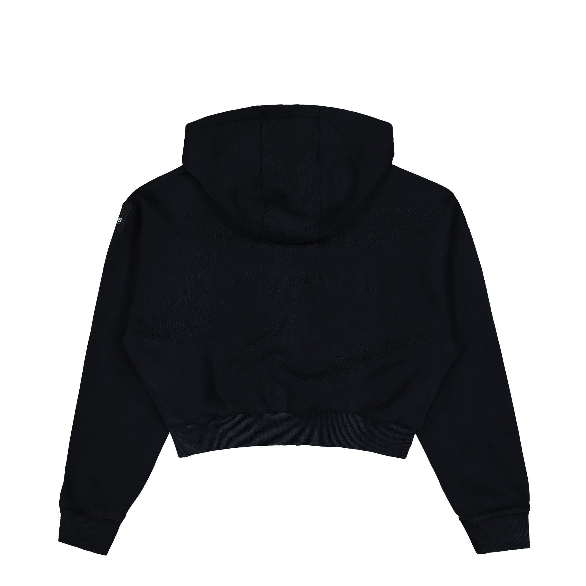 adidas Equipment Cropped Hoodie Black Hoodie JW7348 Close-up | Overkill