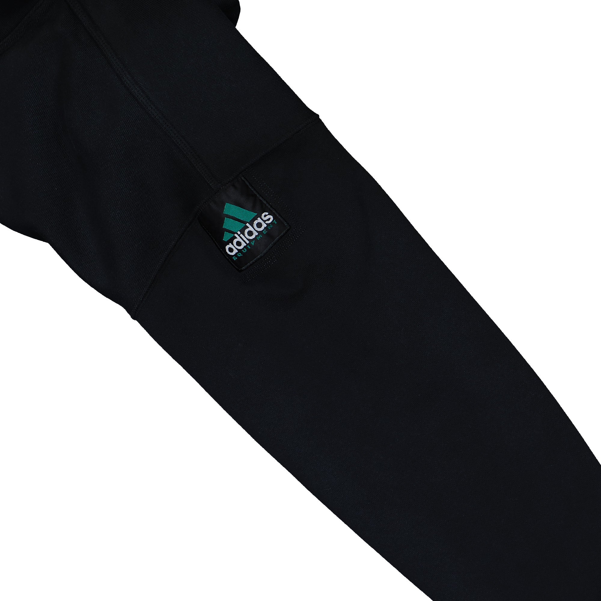 adidas Equipment Cropped Hoodie Black Hoodie JW7348 Detail View 2 | Overkill