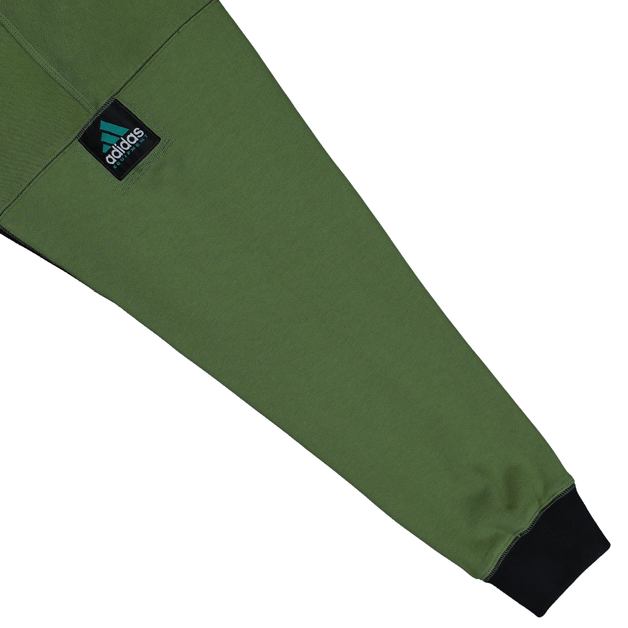 adidas Equipment Half Zip Sweater Focus Olive / Black Sweatshirts JX1464 Detail View 1 | Overkill