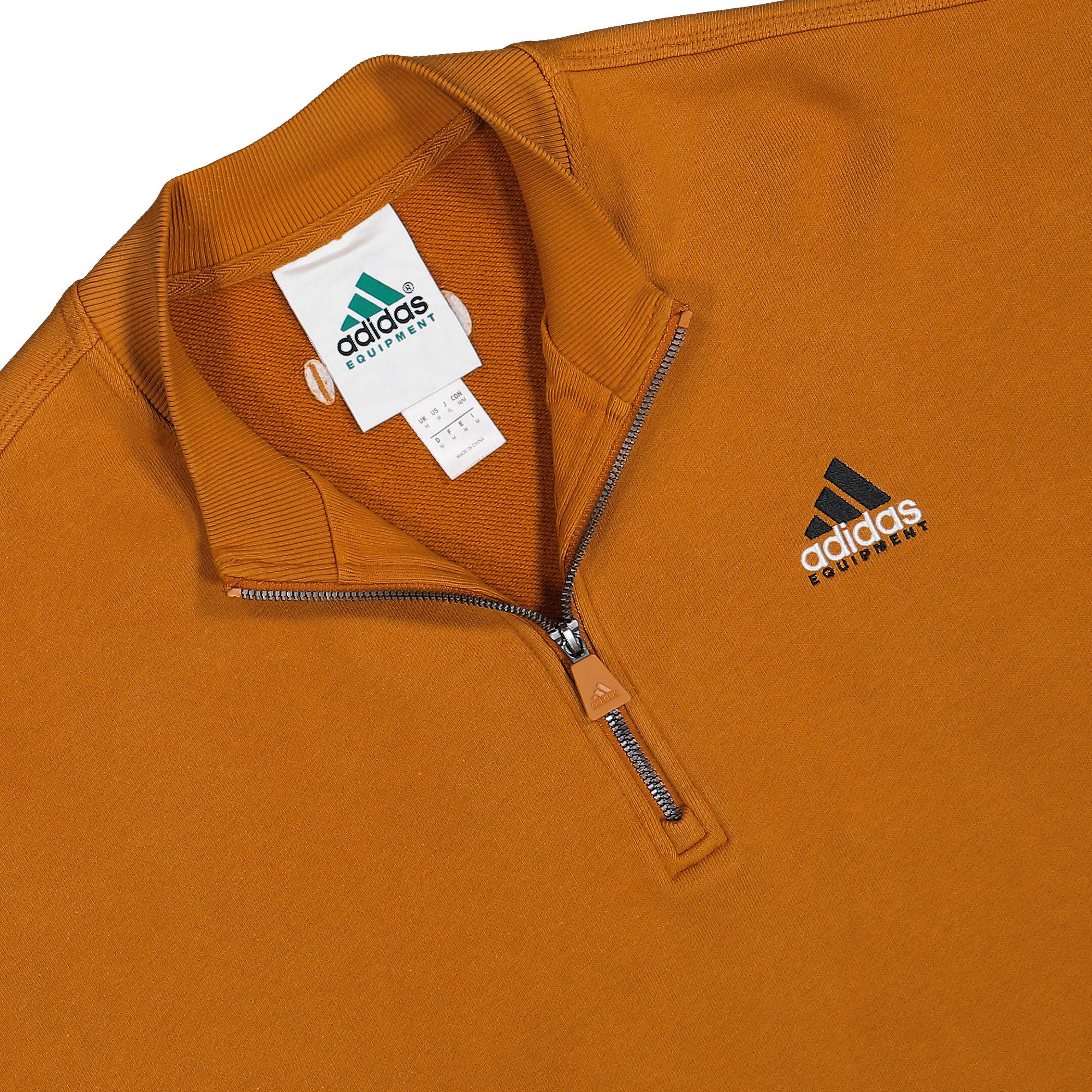 adidas Equipment Half Zip Sweater Craft Ochre / Black Sweatshirts JX1466 Detailfoto | Overkill