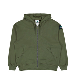 adidas Equipment Hoodie Focus Olive Full-Zip Hoodie JX1572 | Overkill