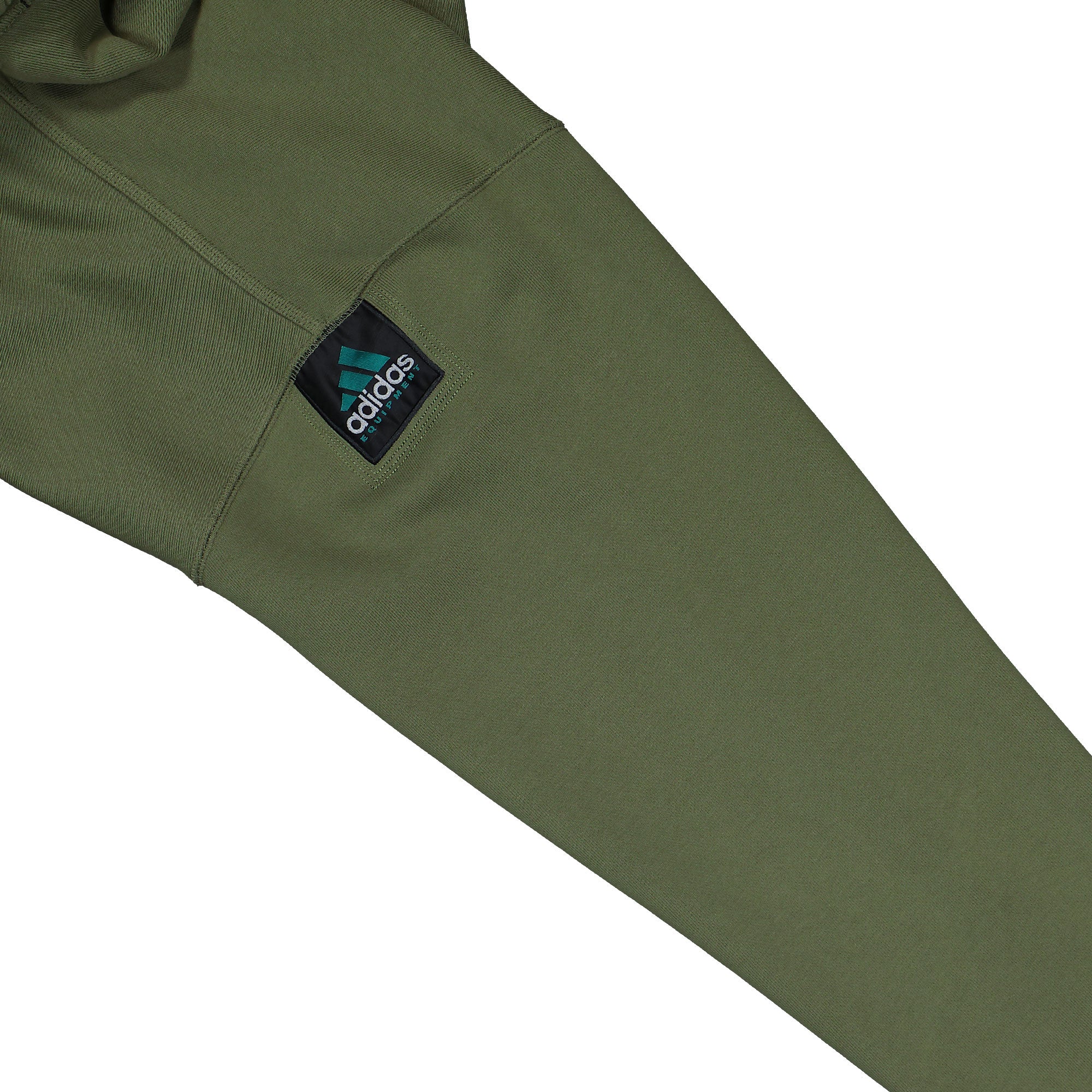 adidas Equipment Hoodie Focus Olive Full-Zip Hoodie JX1572 Detail View 2 | Overkill