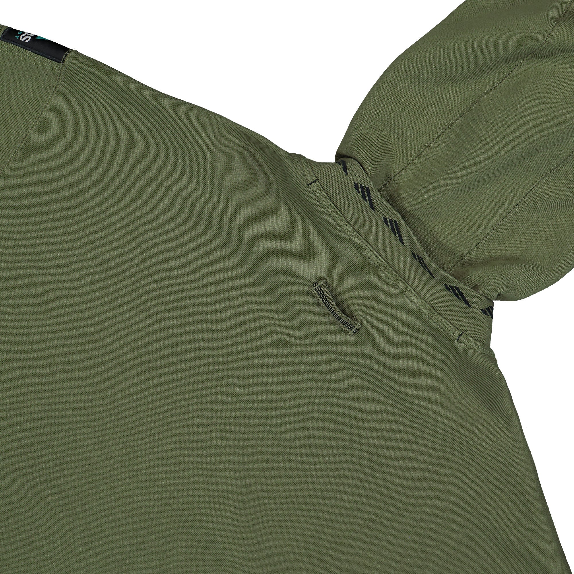 adidas Equipment Hoodie Focus Olive Full-Zip Hoodie JX1572 Detail View 3 | Overkill