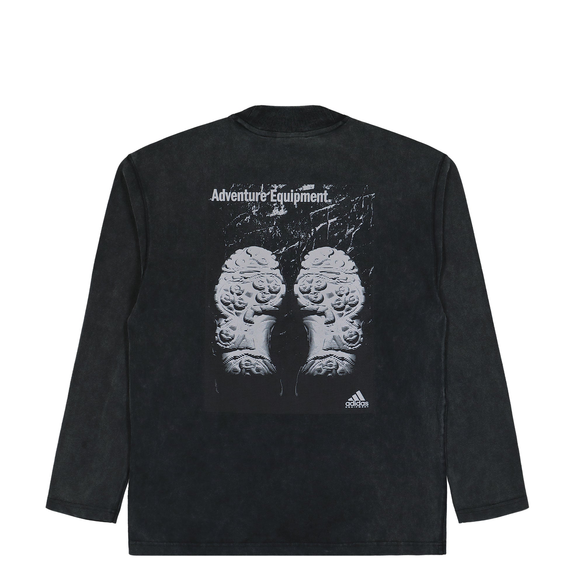 adidas Equipment Graphic Tee Black Longsleeves JX1588 Silhouette | Overkill